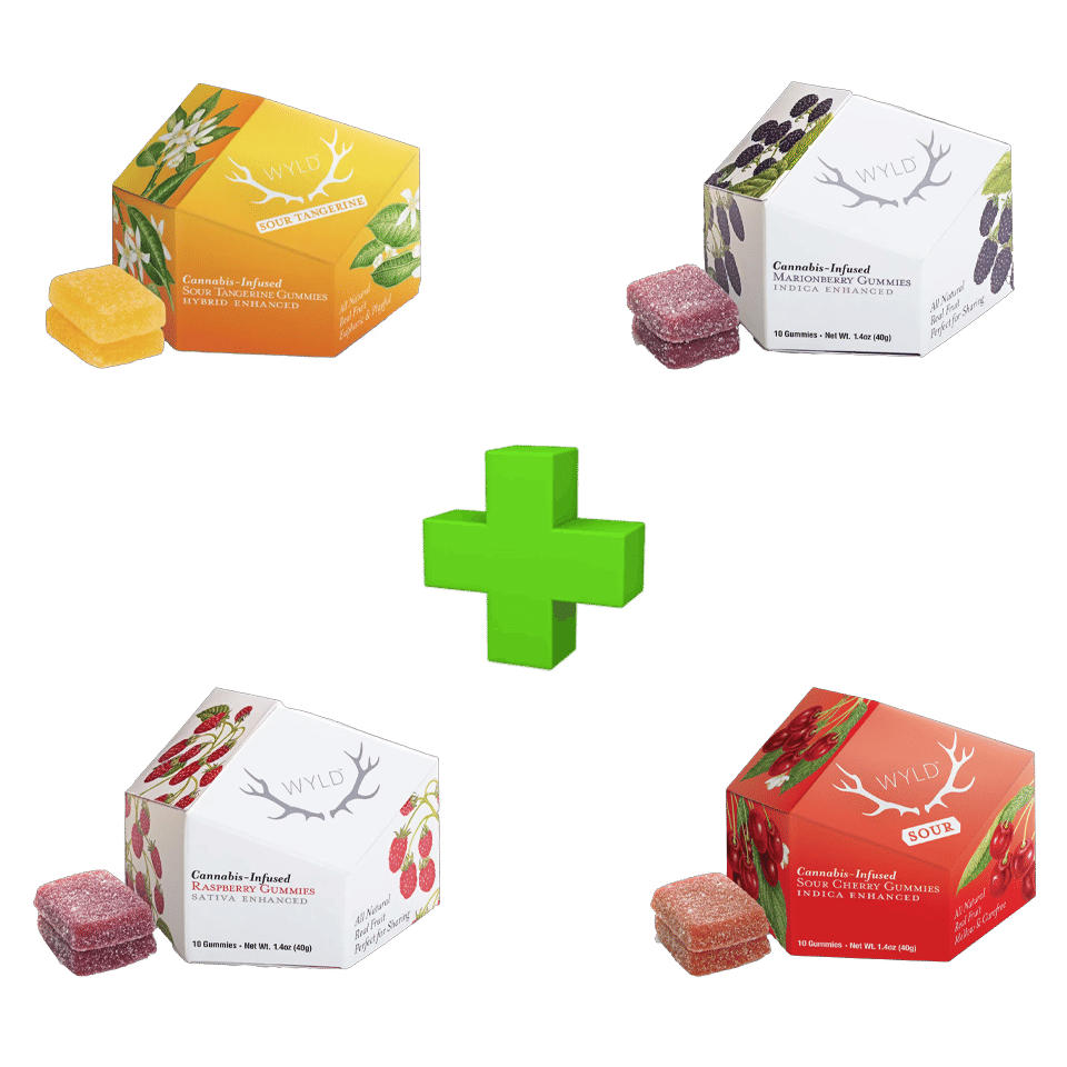 Buy 3 Get 1 WYLD Gummies - Mixed Deal - WYLD -  - $53.99 - Bundle Deals