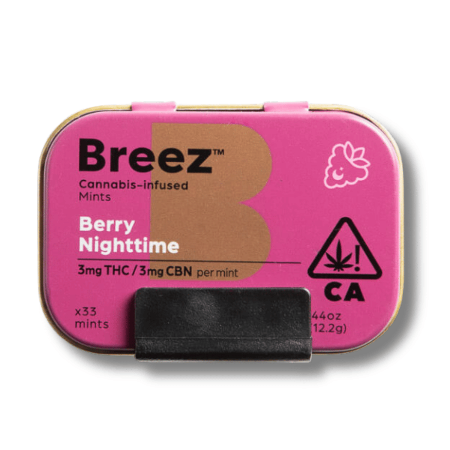Berry Nighttime CBN Mints - Breez -  - $21.75 - Edible