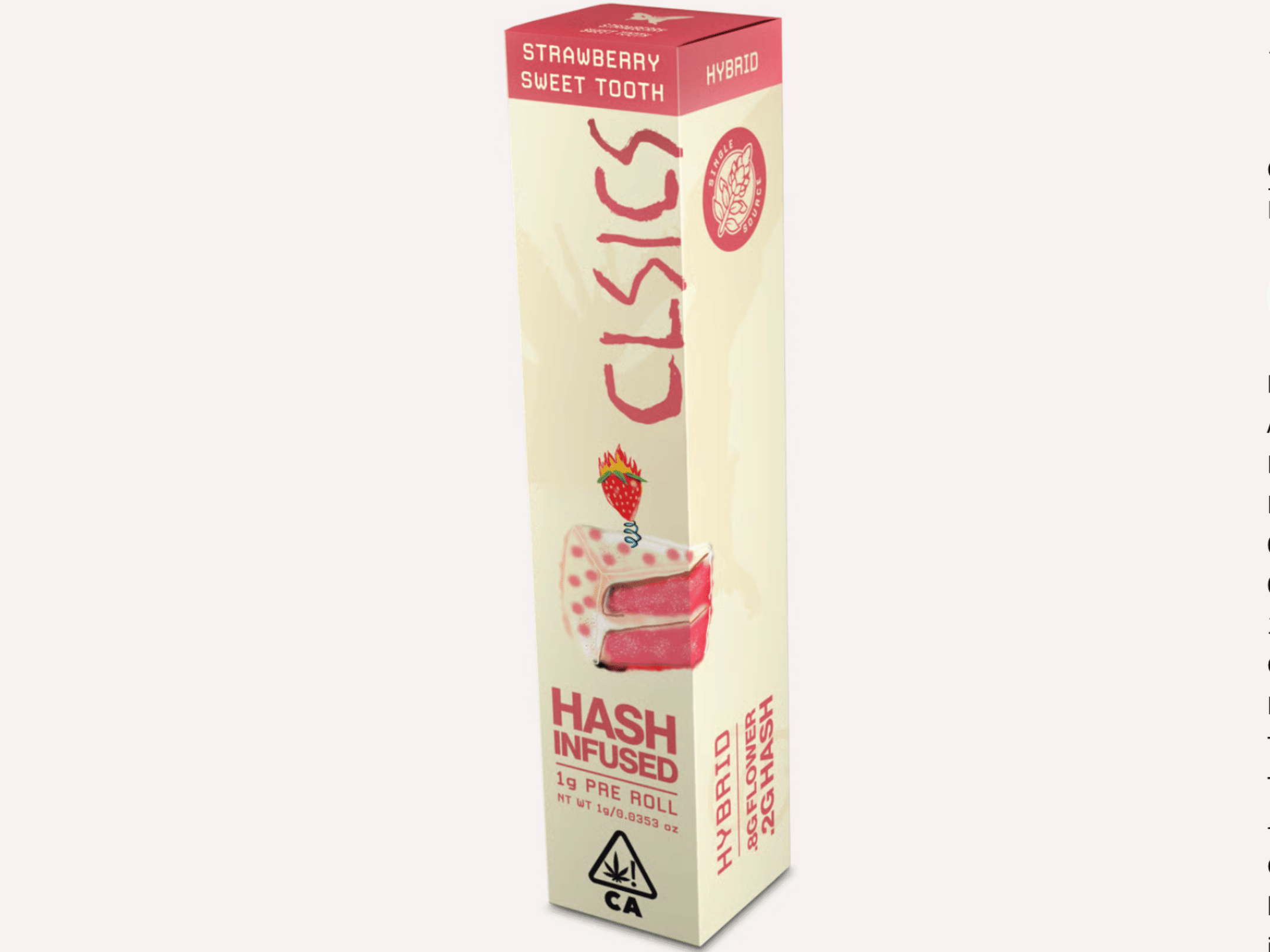 Sweet Tooth (H) Hash Preroll - 1g - CLSICS - Sweet Tooth (H) - $11.45 - Pre-Rolls