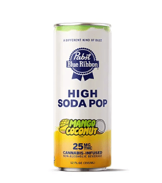 Mango Coconut  Soda Pop 25mg - PABST (PBR) -  - $7 - Beverage
