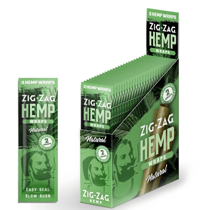 Natural Hemp Wrap - 2pk - Zig Zag - Hemp Wrap - 2pk - $1.25 - Accessories