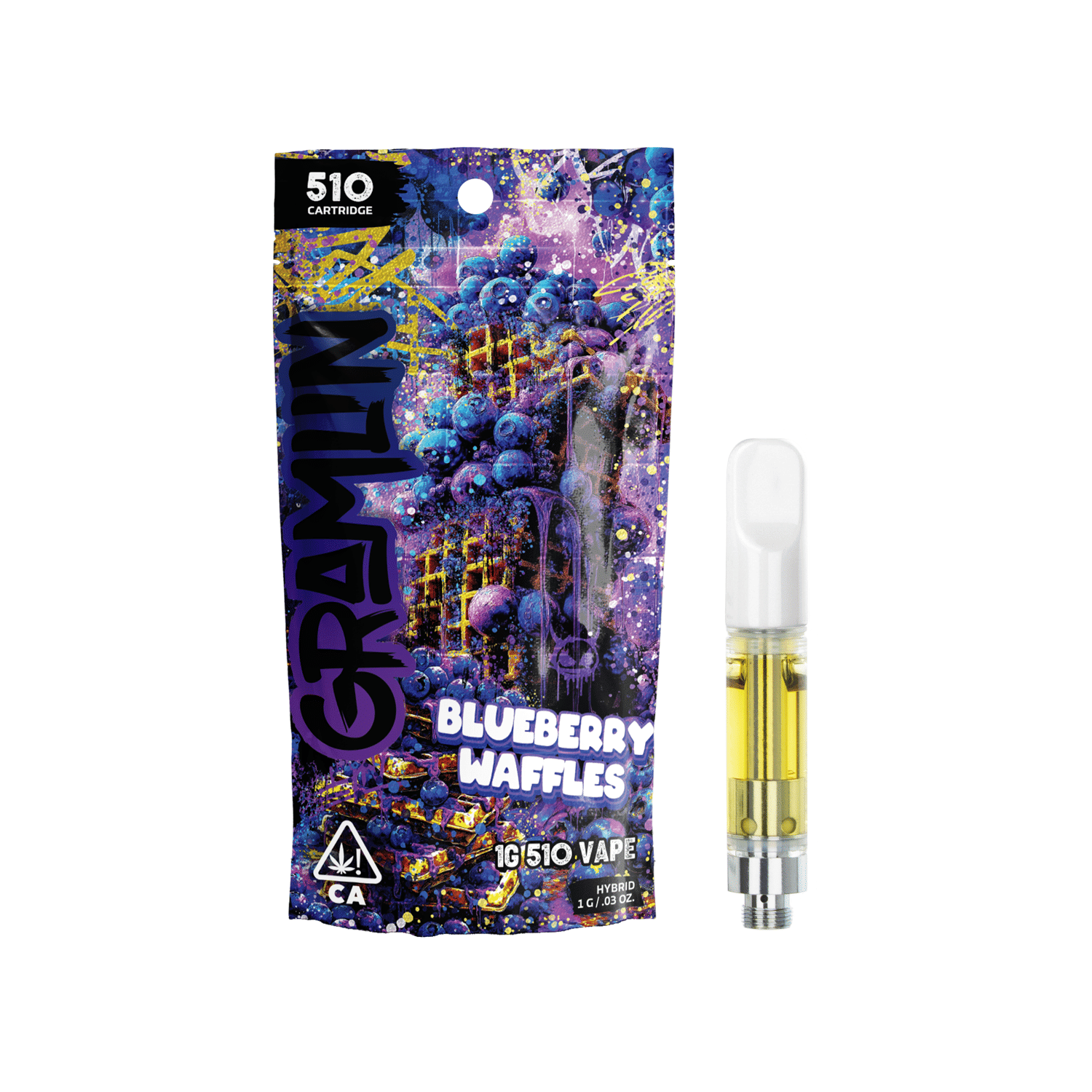 Blueberry Waffles Cartridge - 1g - Gramlin -  - $25 - Cartridges / Pods