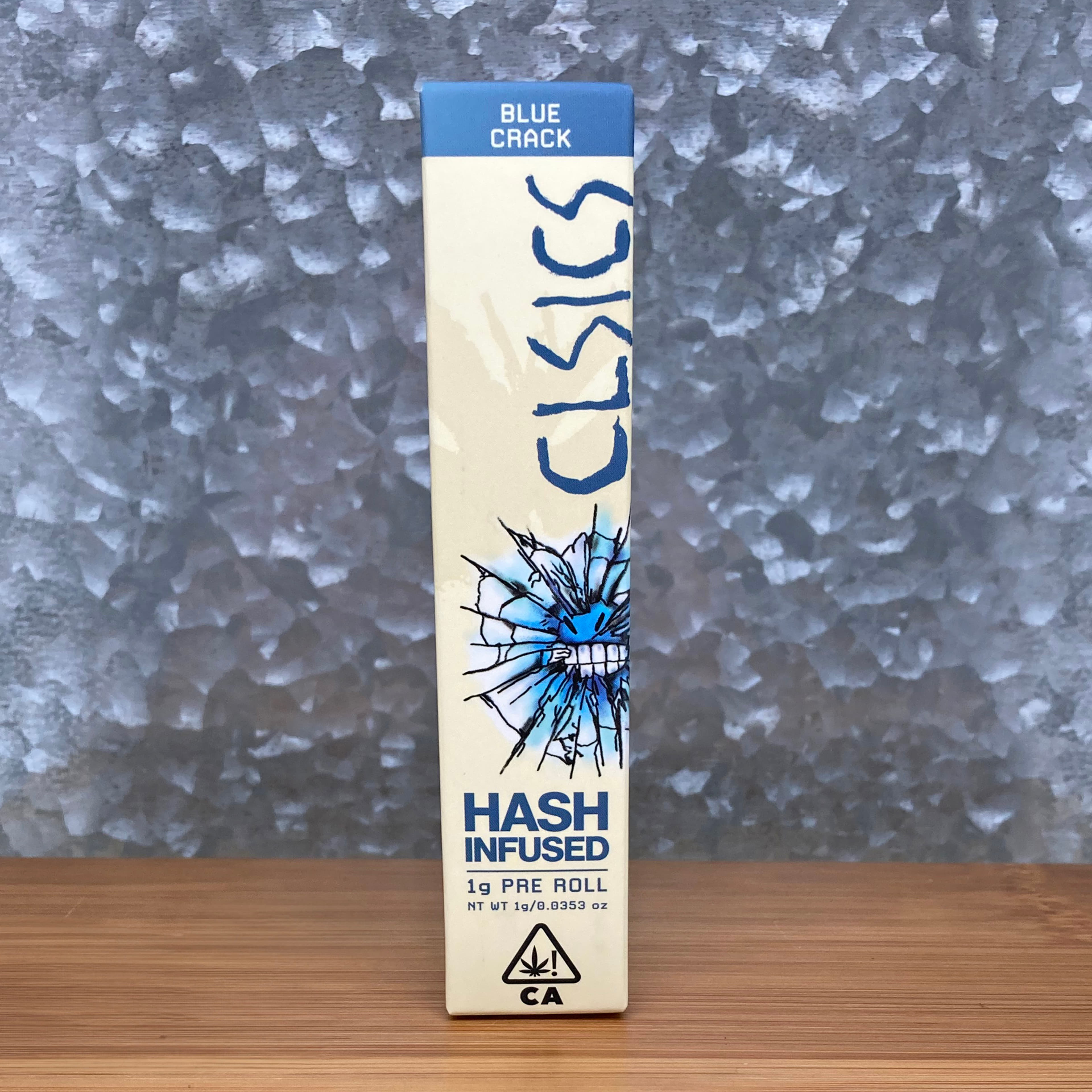 Blue Crack Hash Infused 1g Joint - CLSICS - - $15 - Joint