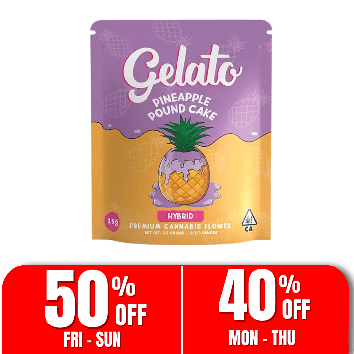 Gelato | 3.5g - Pineapple Pound Cake - Gelato -  - $31 - Flowers