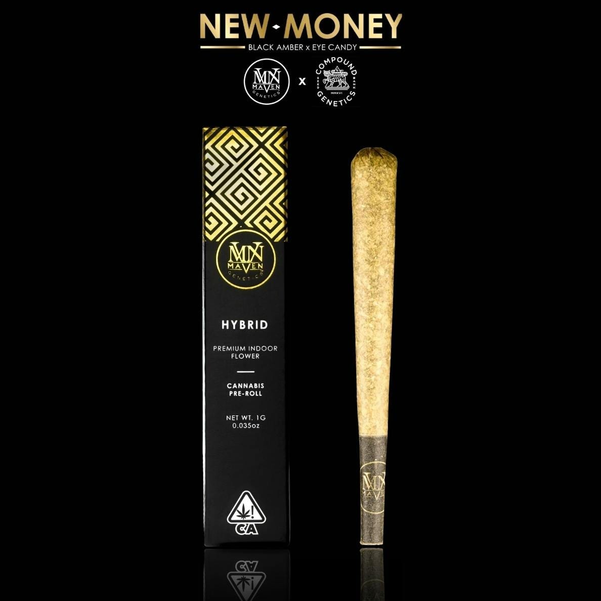 New Money Pre-Roll 1g - Maven Genetics -  - $10 - Preroll