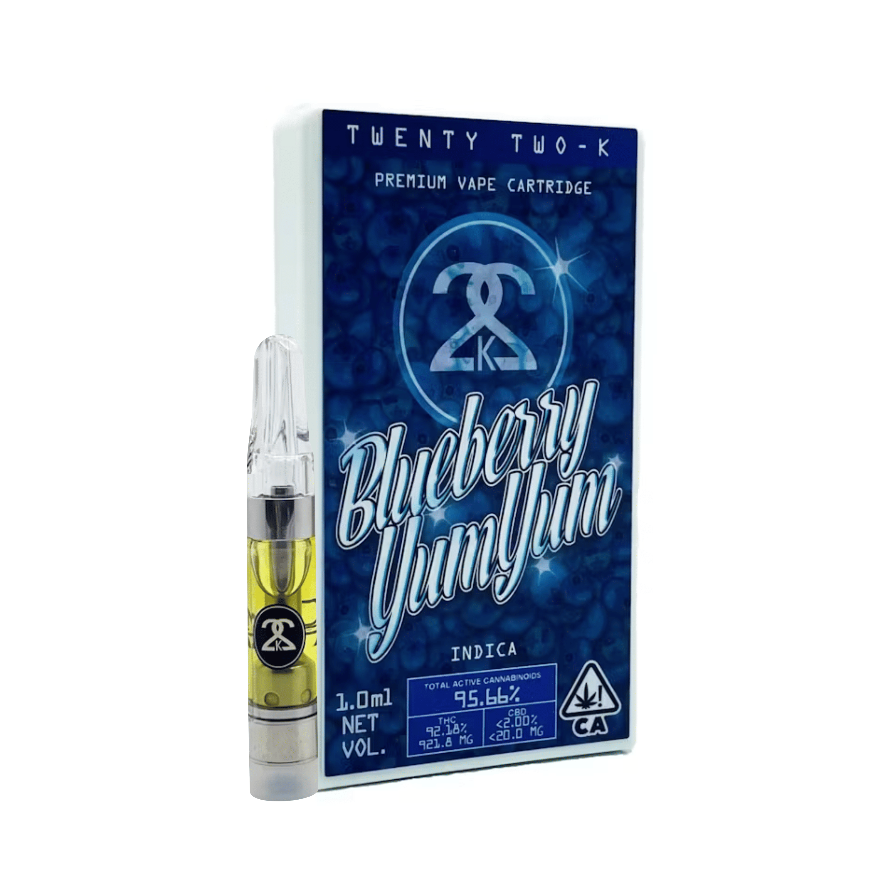 Blueberry Yum Yum | Premium Vape Cartridge - 1g - Twenty Two K / 22k -  - $30 - Cartridges / Pods