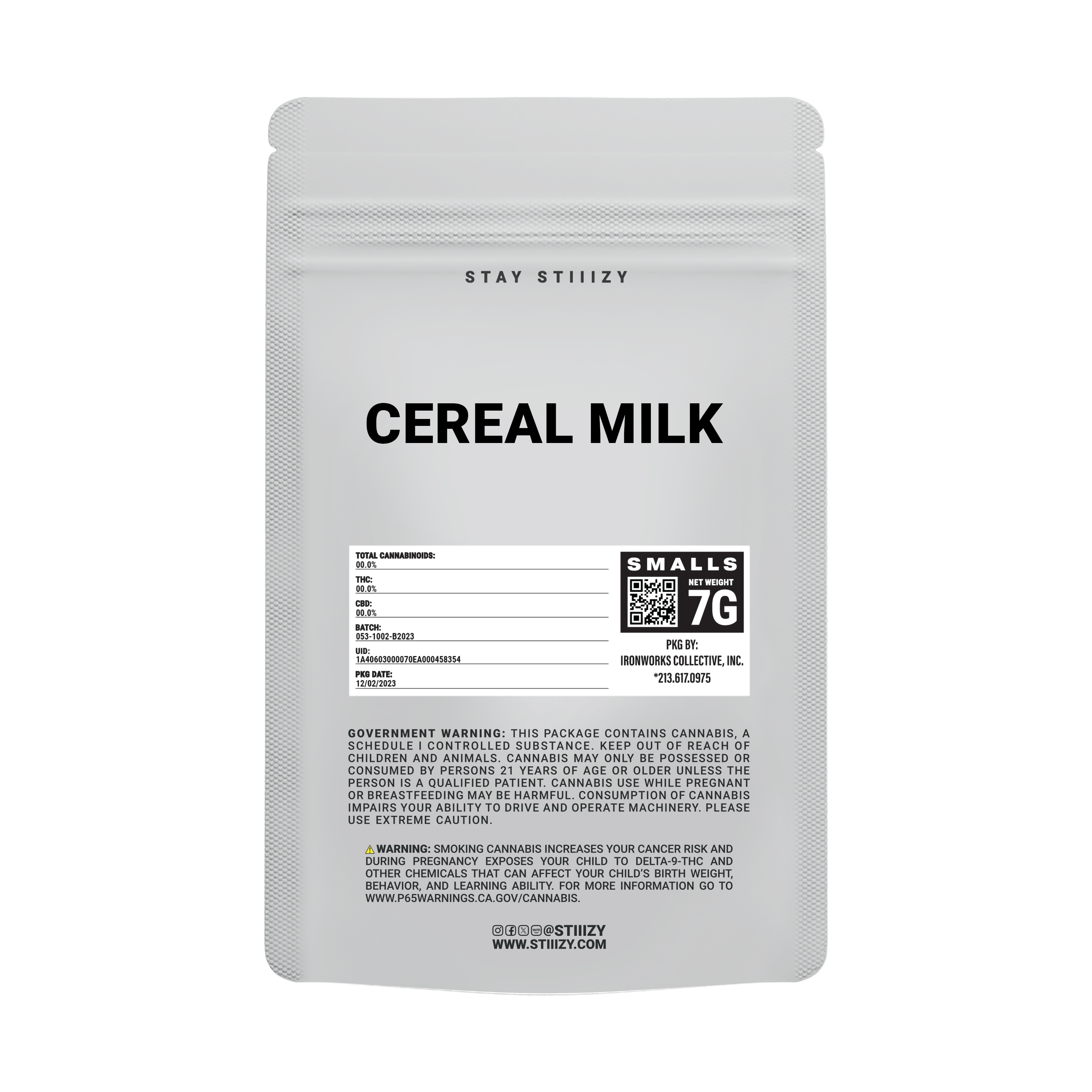CEREAL MILK - 7G - STIIIZY -  - $37.50 - Flowers