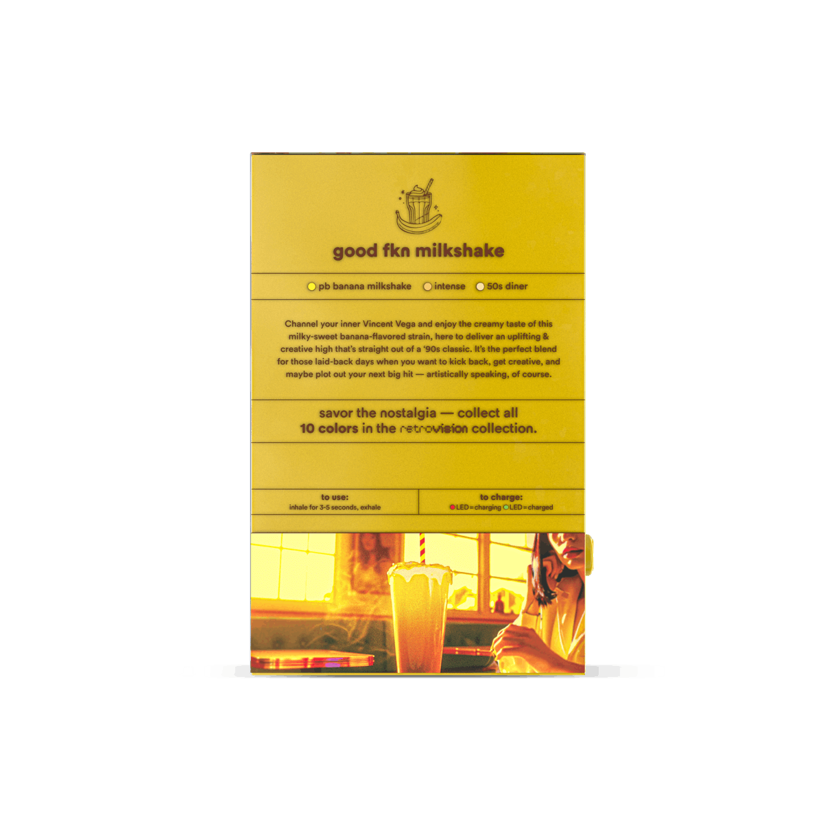 Turn Up Retrovision BB AIO | 1g - Good Fkn Milkshake - Sativa - Turn -  - $27 - All-In-Ones