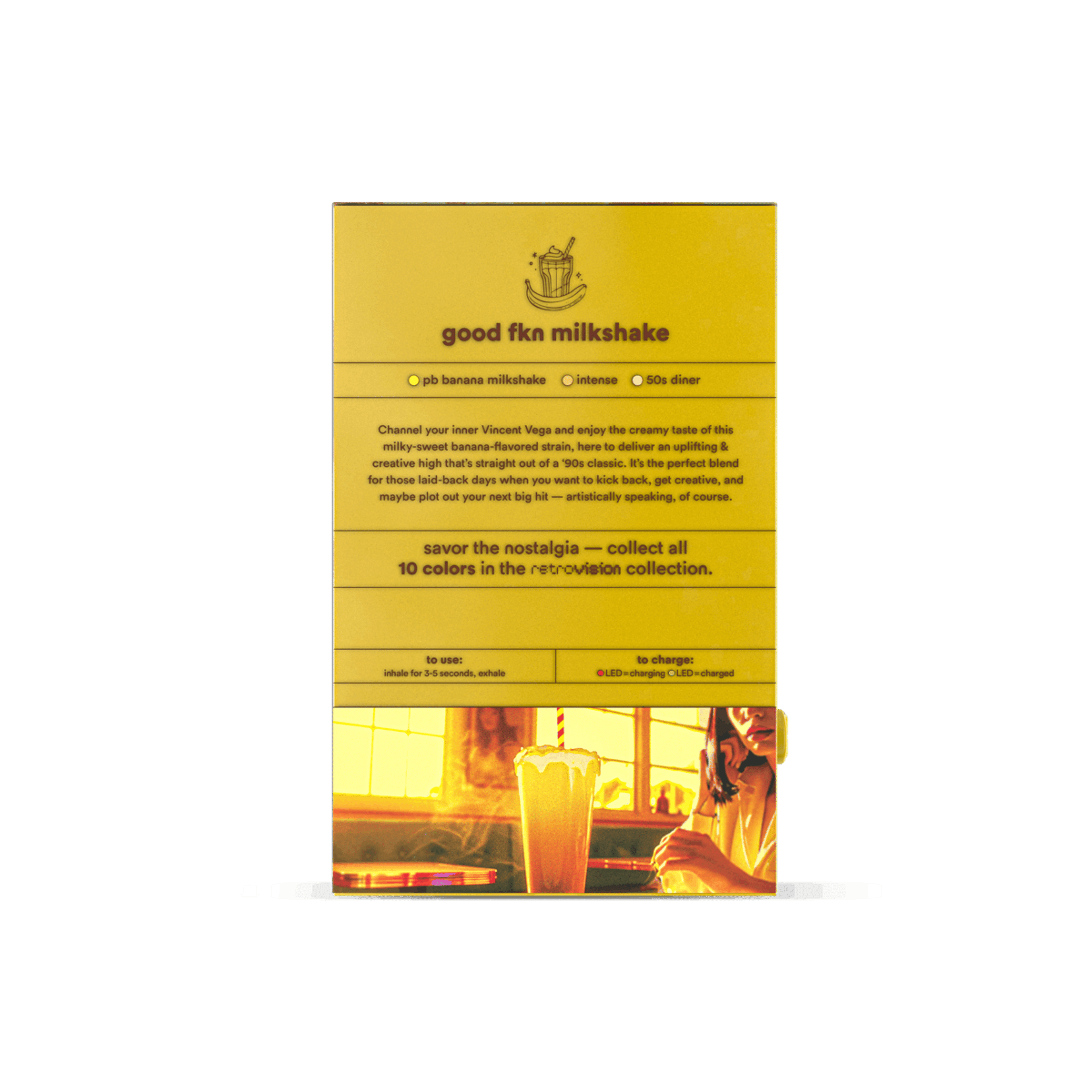 Turn Up Retrovision BB AIO | 1g - Good Fkn Milkshake - Sativa - Turn - - $27 - All-In-Ones