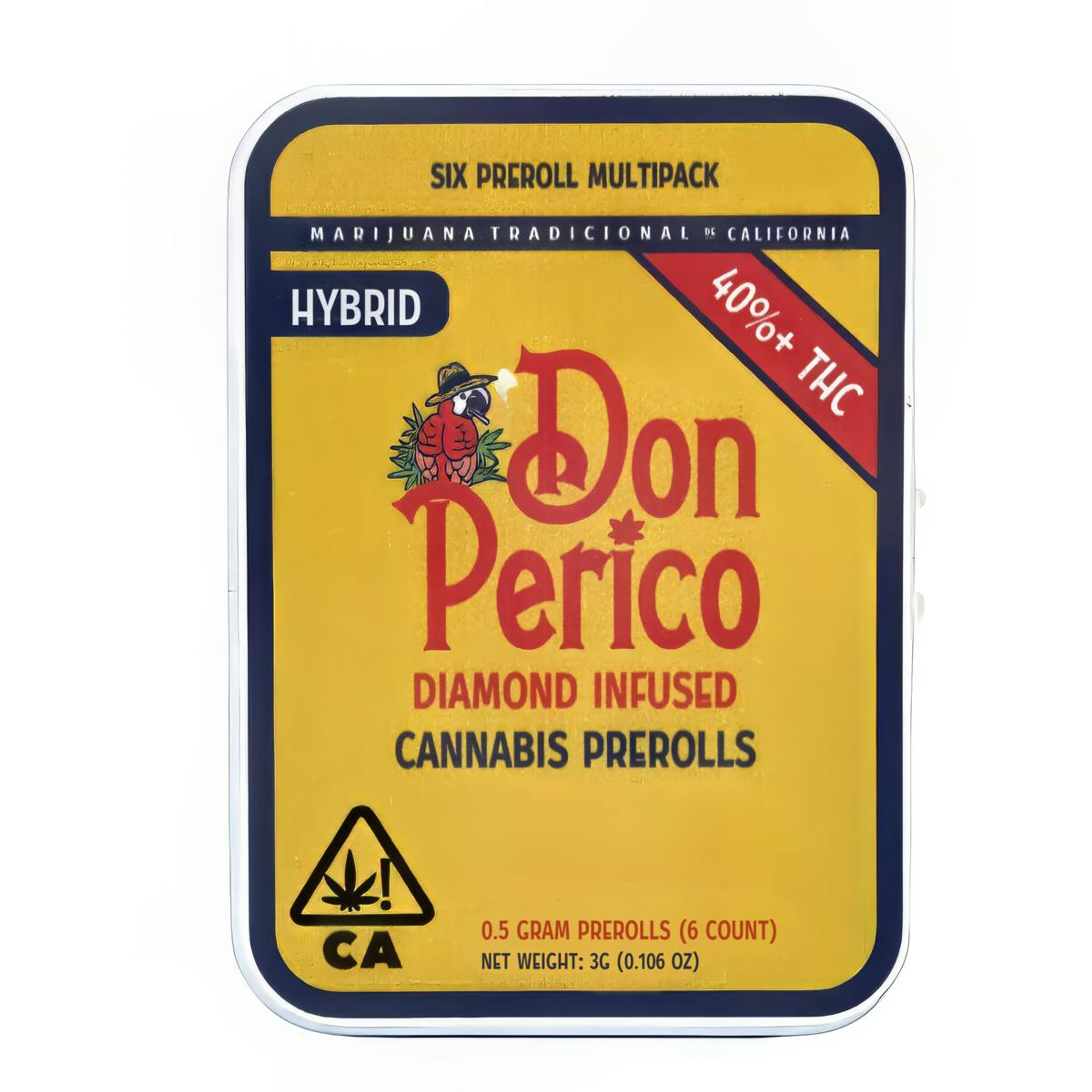 Conchas - 6pk Diamond Infused Pre Rolls *DAILY BUY 2 GET 1* - Don Perico - Conchas -6pk (H) - $36 - Pre-Rolls