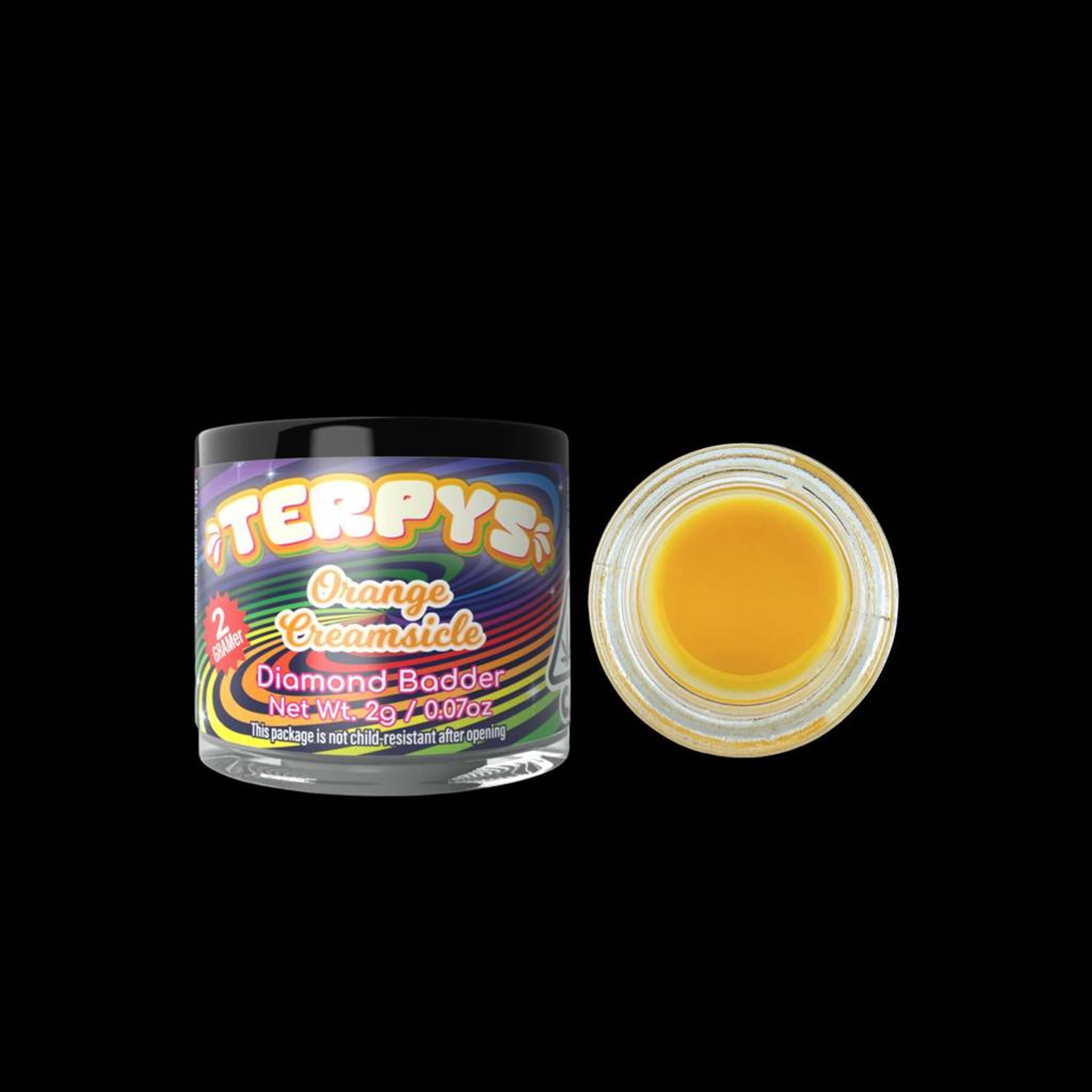 Orange Creamsicle - 2g Diamond Badder - Creme De Canna - 2g Badder - Hybrid - $37 - Concentrates