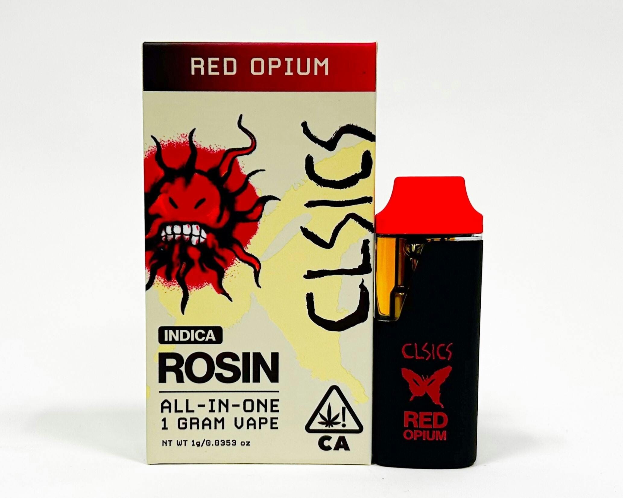 Red Opium - LIVE ROSIN ALL IN ONE VAPE 1g - CLSICS Rosin & Rosin Infused Pre Rolls -  - $39.61 - Vapes