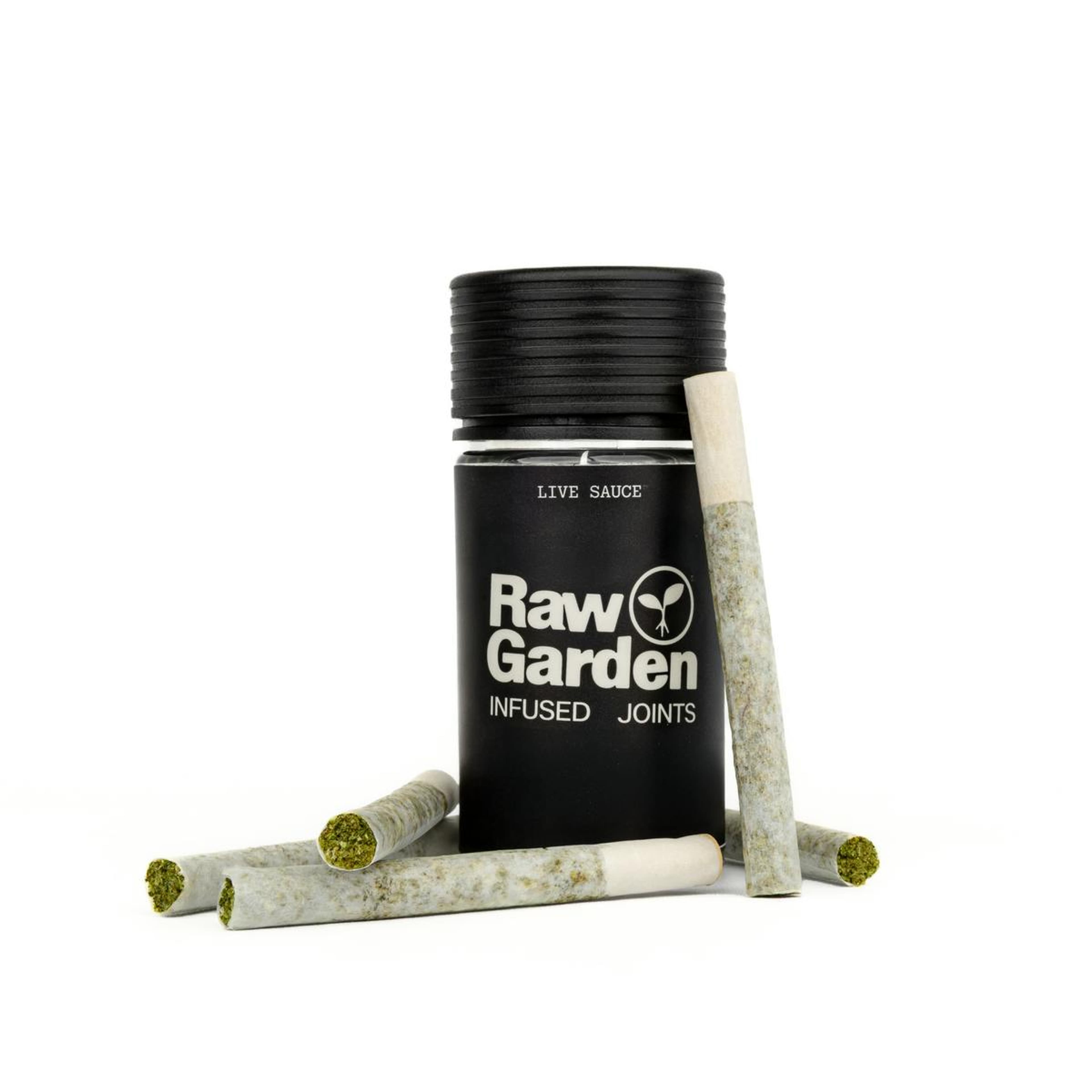 Green Crack Live Sauce Infused Joints (0.5g 5-Pack) - Raw Garden - - $32.41 - Pre-Rolls