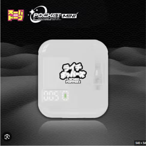 SuperDope AIO - Lychee Popperz - Pocket Mini (Live Resin) All-In-One - 1g - Super Dope - AIO - $39.99 - Disposable Vape Pens (All In One)