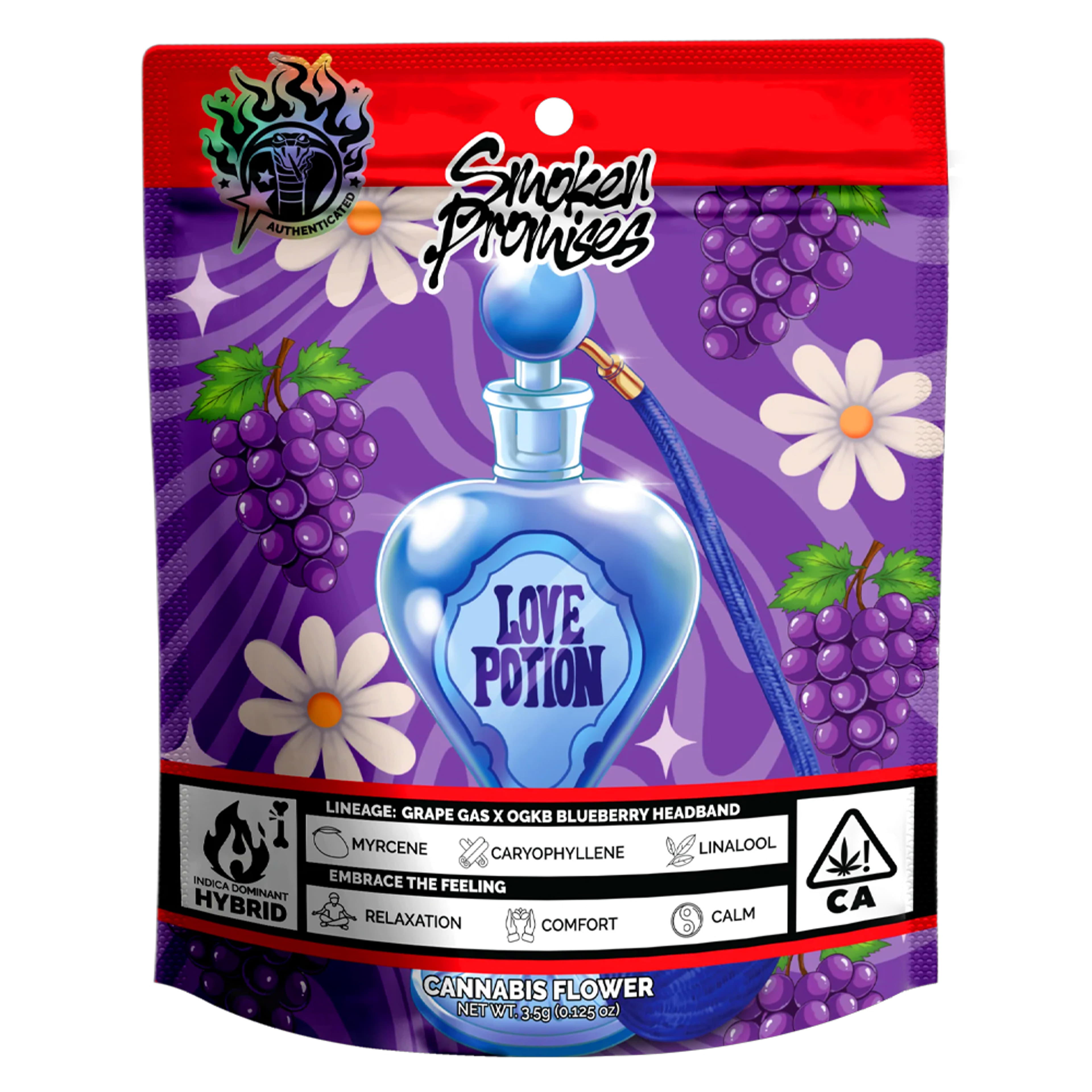 Love Potion 30.75% - 3.5g - Smoken Promises - Eighth - $29.70 - Flowers