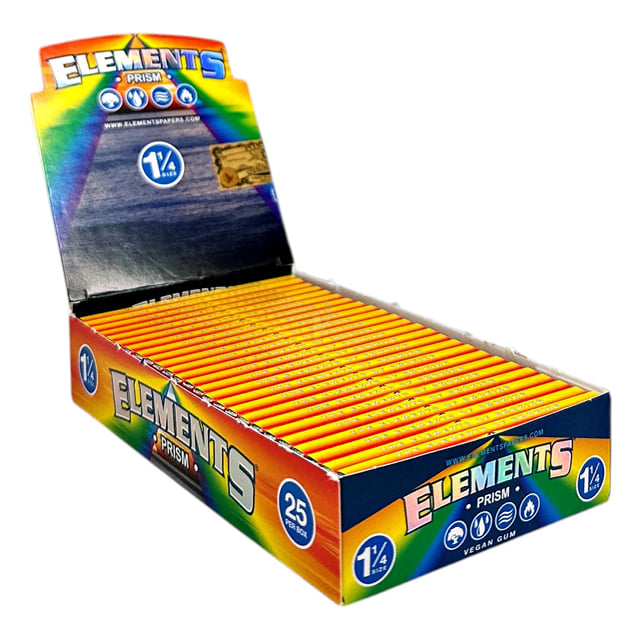 ELEMENTS - Prism 1 1/4-inch Rolling Papers - 50-Leaf Pack