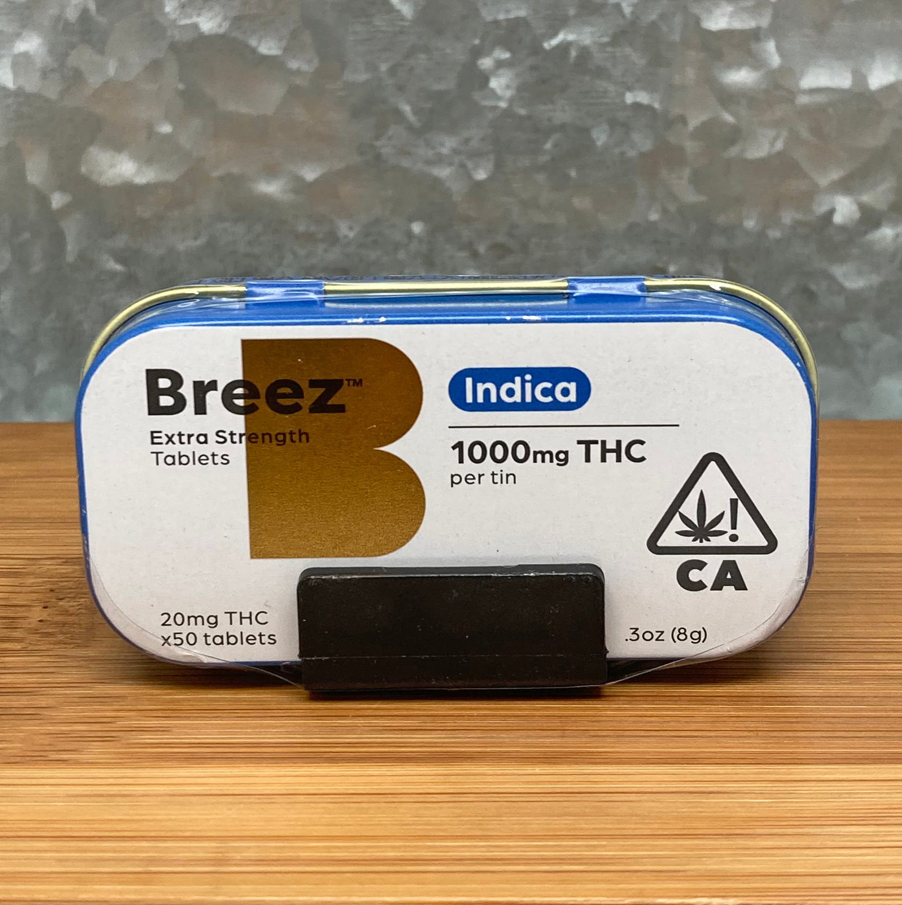 Indica THC Extra Strength Tablet Tin - Breez -  - $70 - Capsule