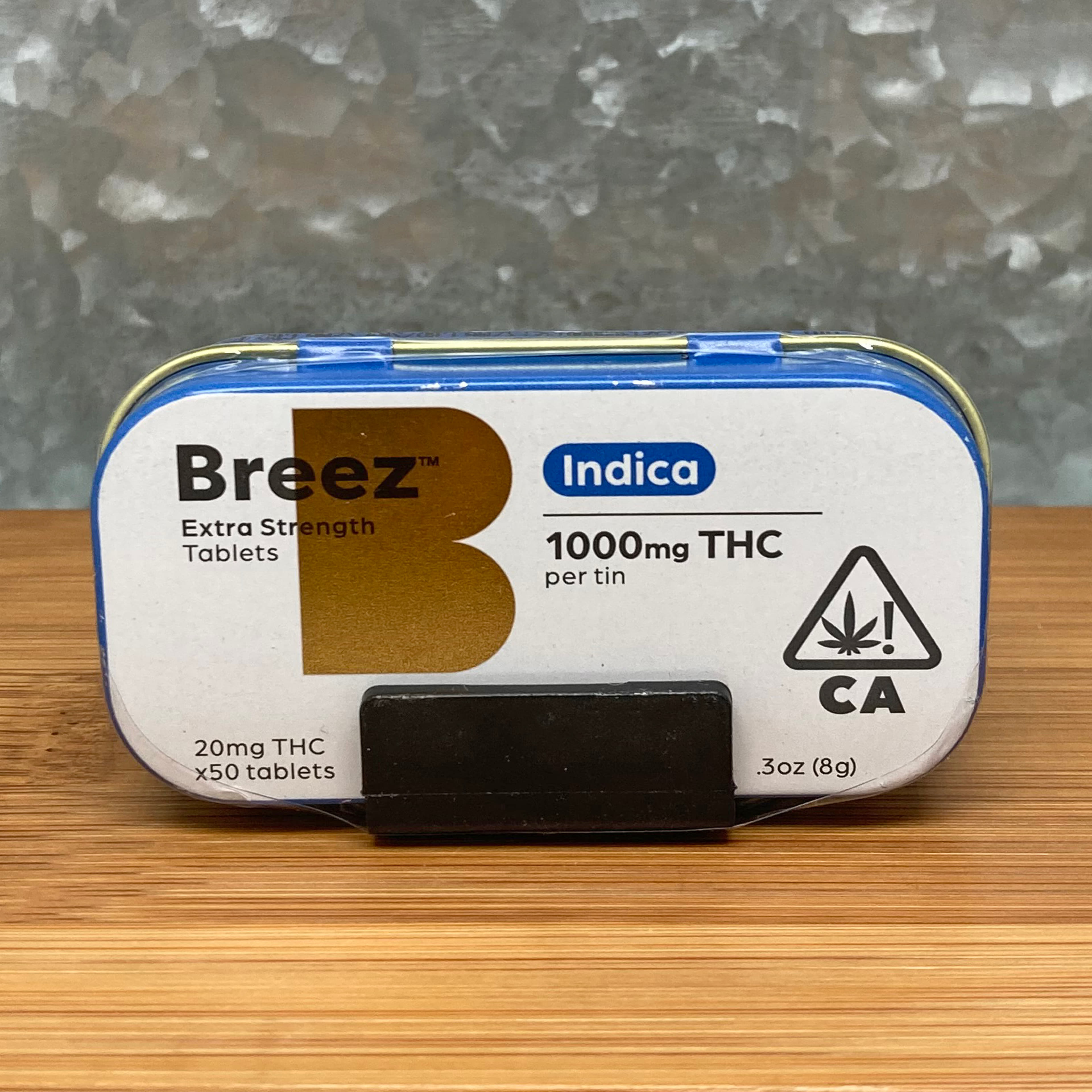 Indica THC Extra Strength Tablet Tin - Breez - - $70 - Capsule