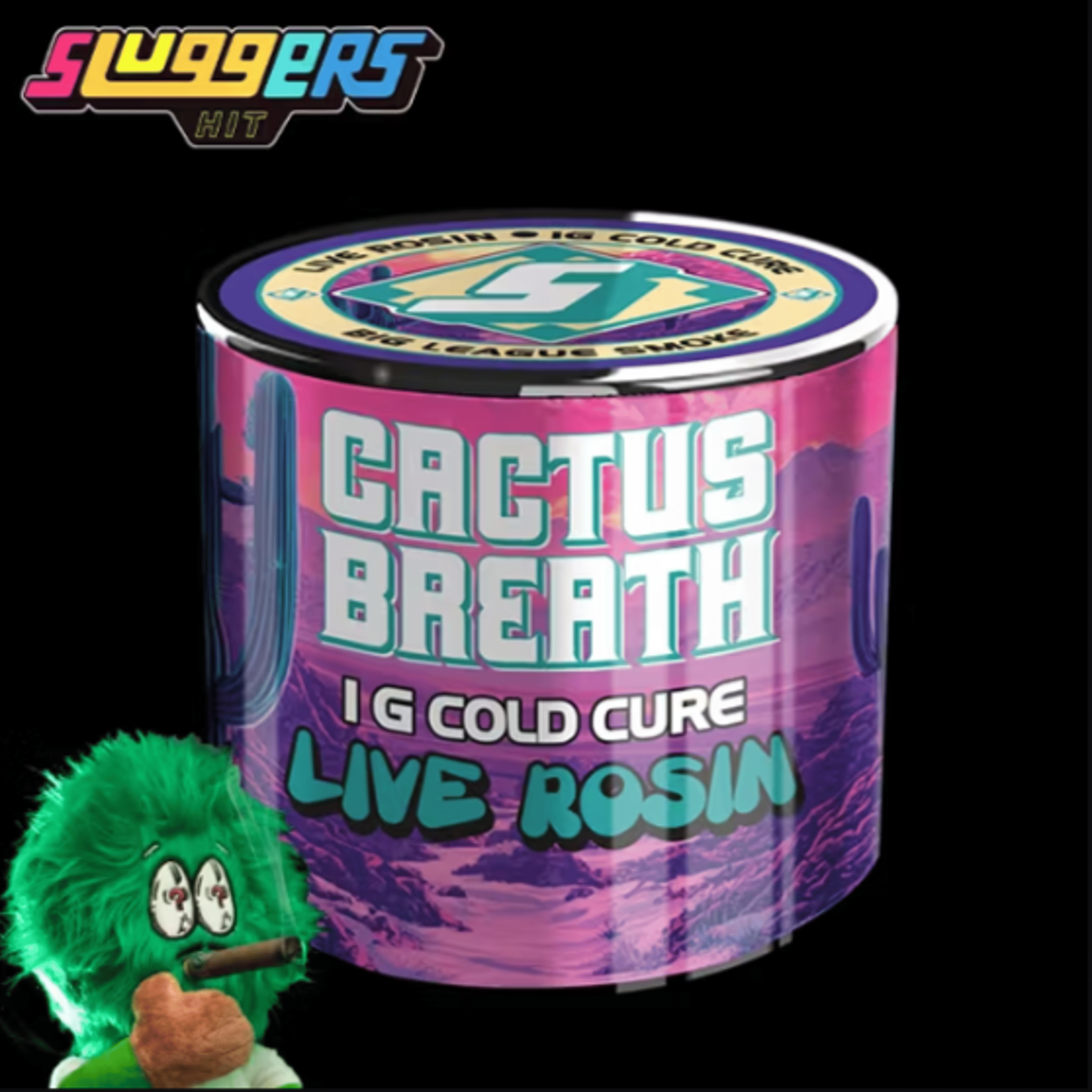 Sluggers - Cactus Breath - Live Rosin – 1g - Sluggers - Cactus Breath - $40.99 - Concentrates