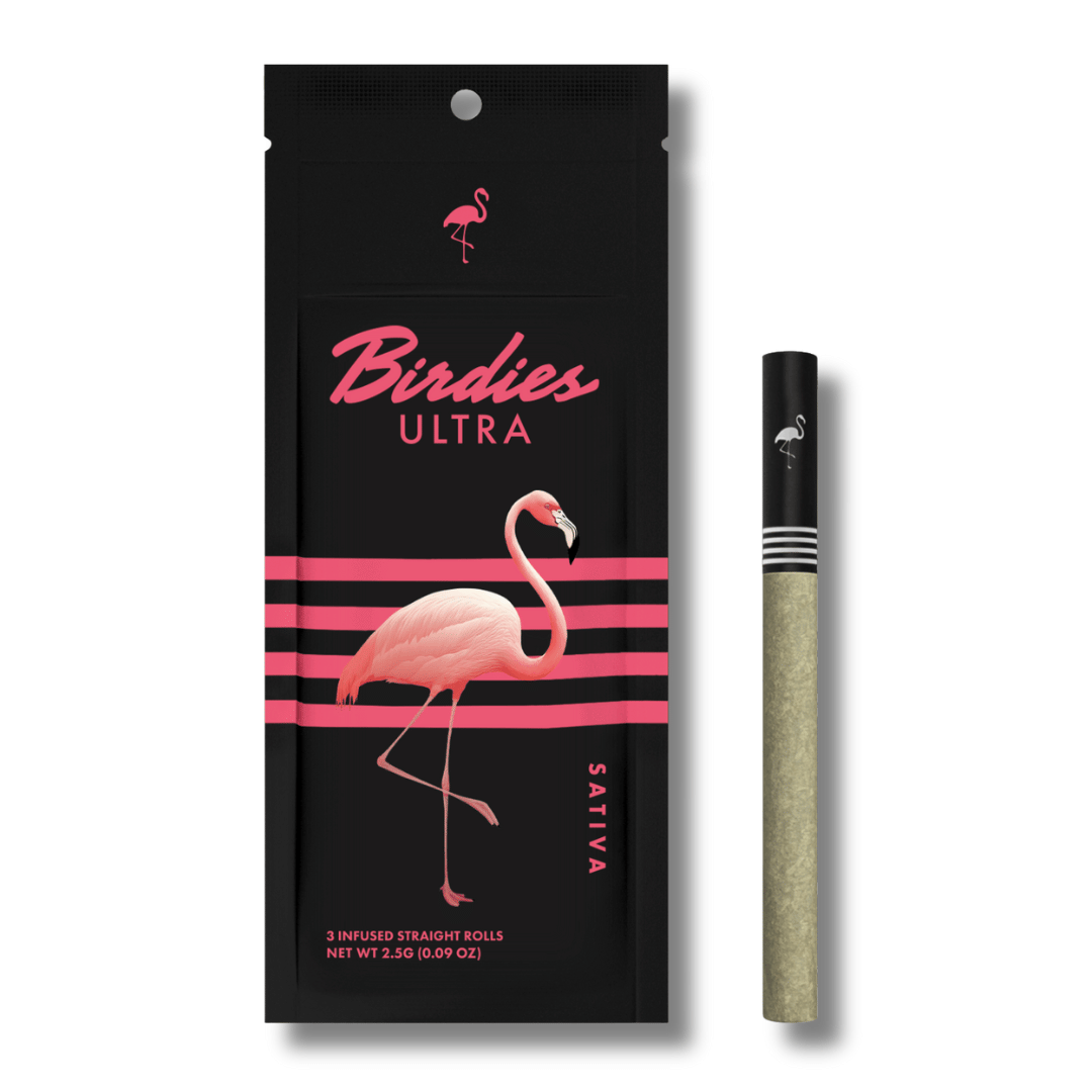 Sativa 'Ultra' 3pk Infused Prerolls - Birdies -  - $15 - Preroll
