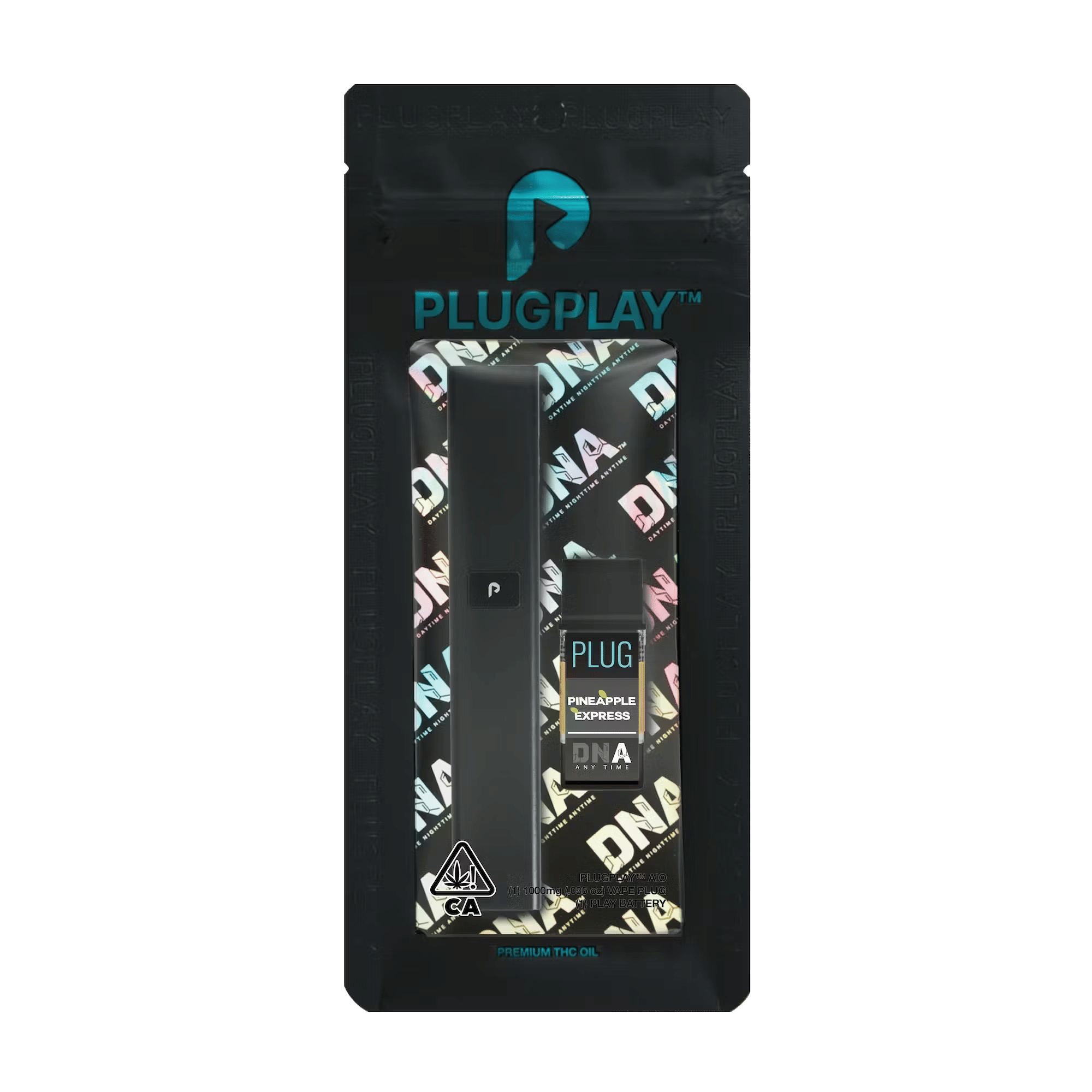 DNA: Pineapple Express - Disposable - PLUGplay - One Gram - $47.99 - Disposable Vape (All-In-One, Battery Built-In)