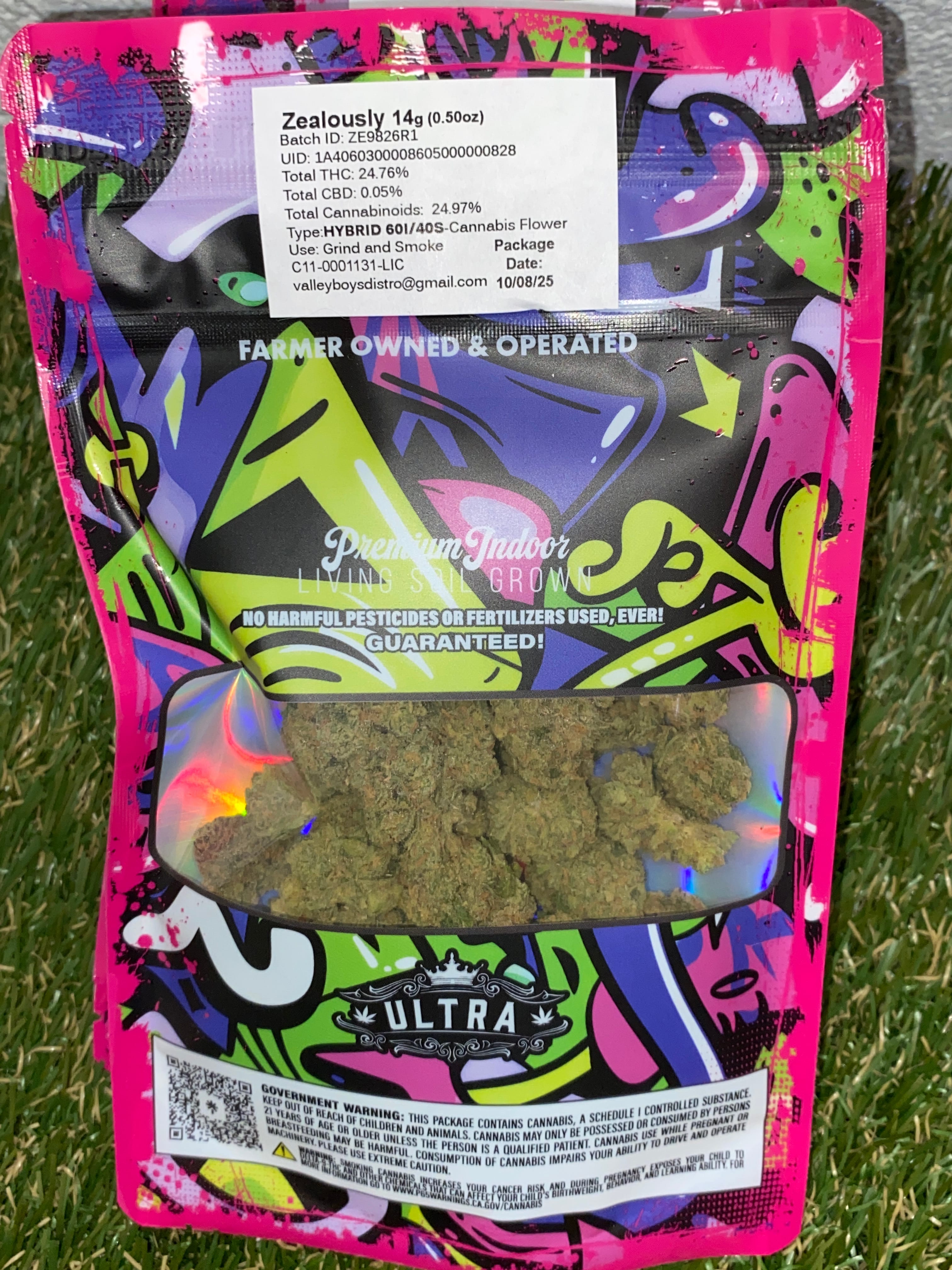 ZEALOUSY 14G - ULTRA -  - $36 - Flower