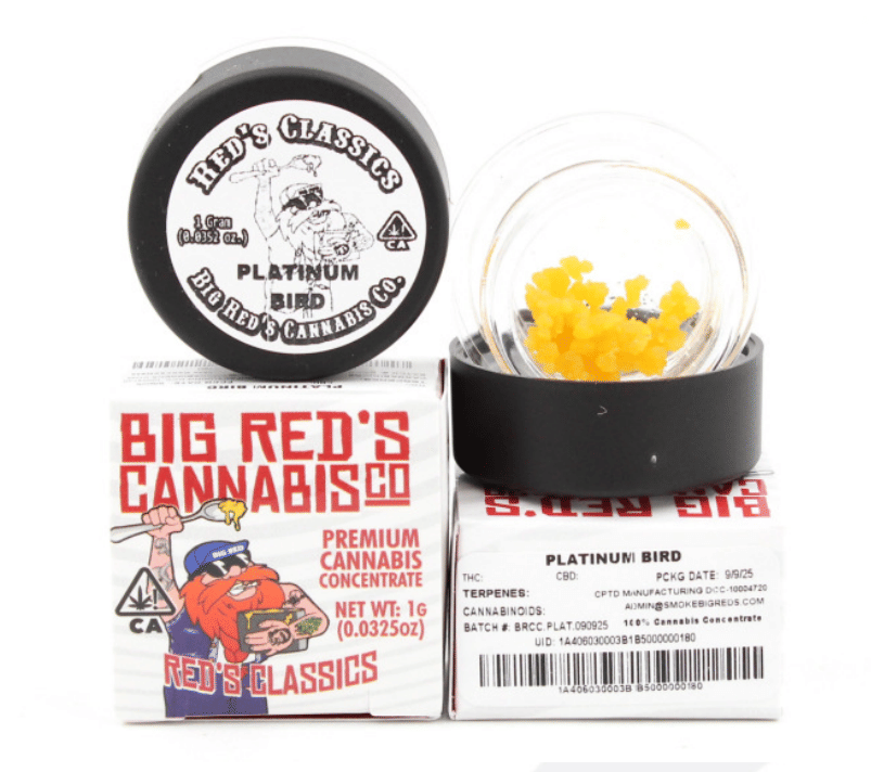 BIG RED - Platinum Bird (H) - 1g Sugar - BIG RED - Gram - $20 - Concentrates