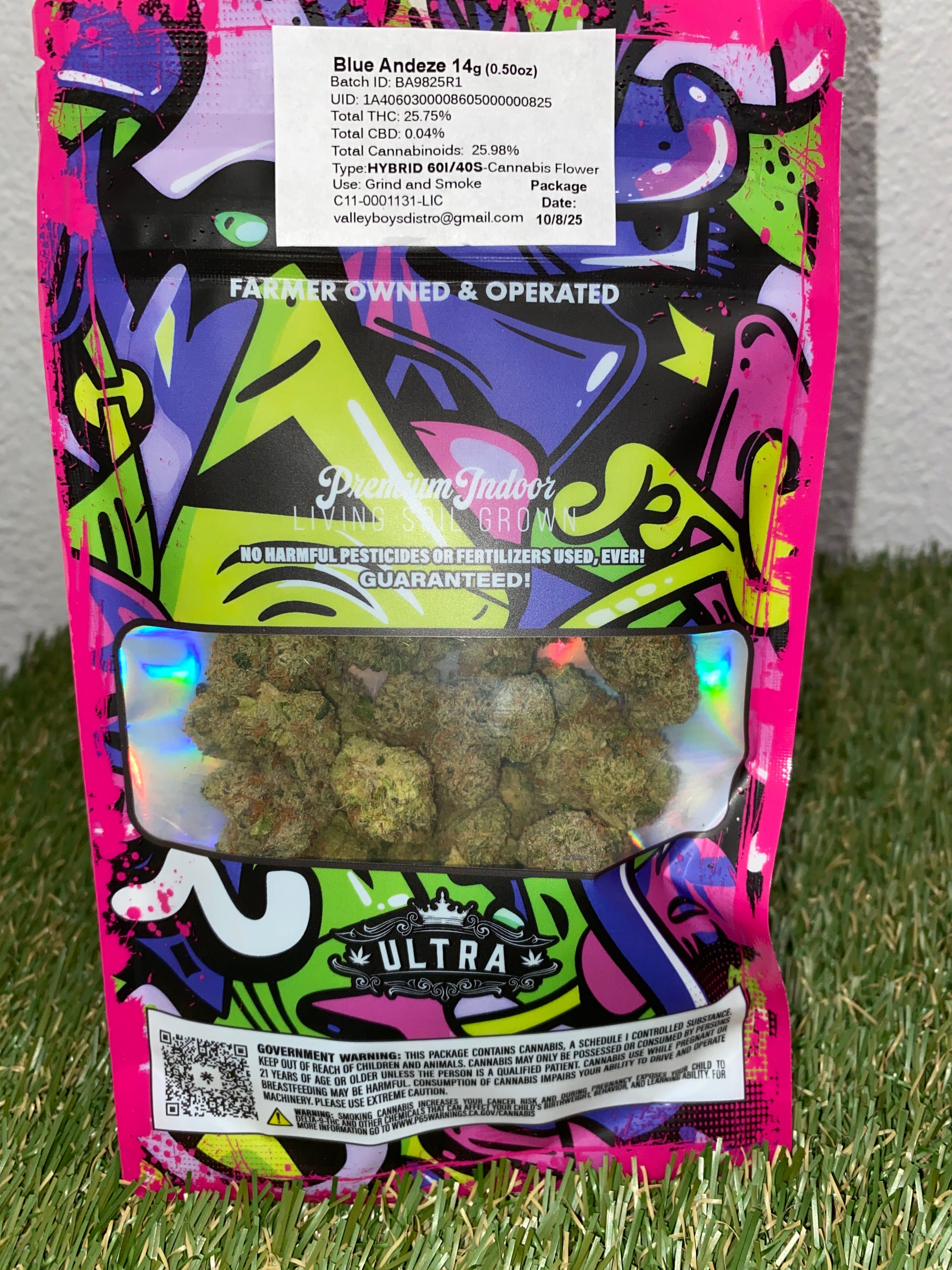 BLUE ANDEZE 14G - ULTRA -  - $36 - Flower