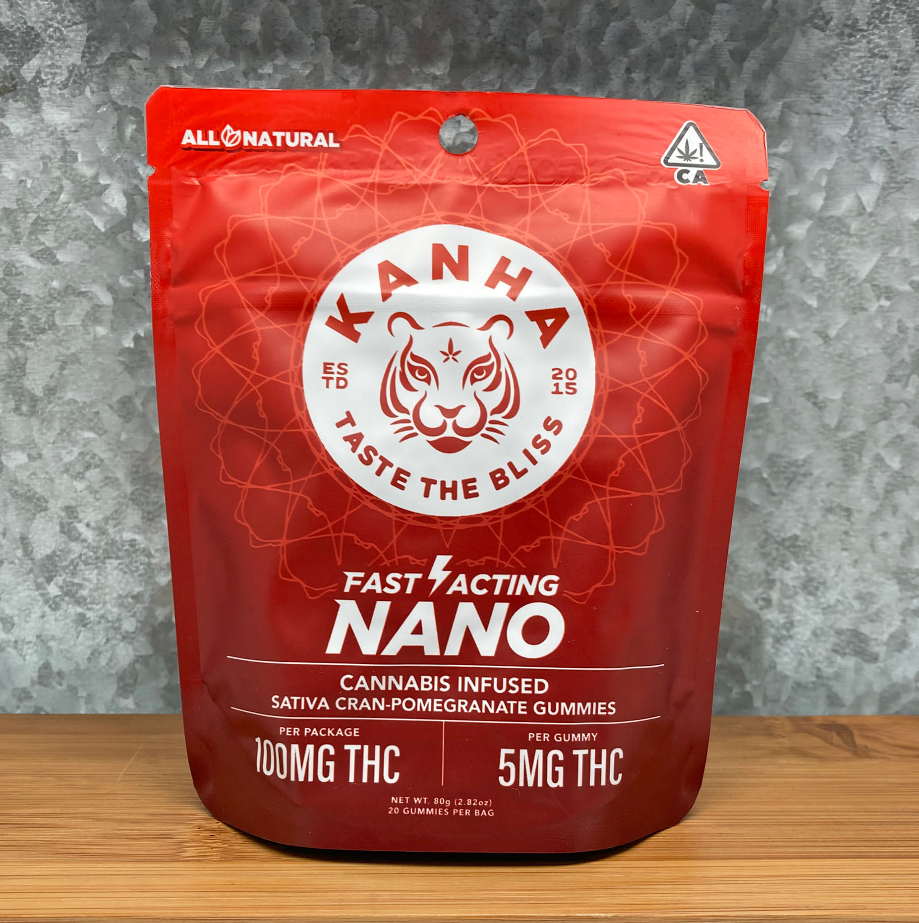 Cranberry Pomegranate Punch Nano Gummies 100mg - Kanha -  - $26 - Edible