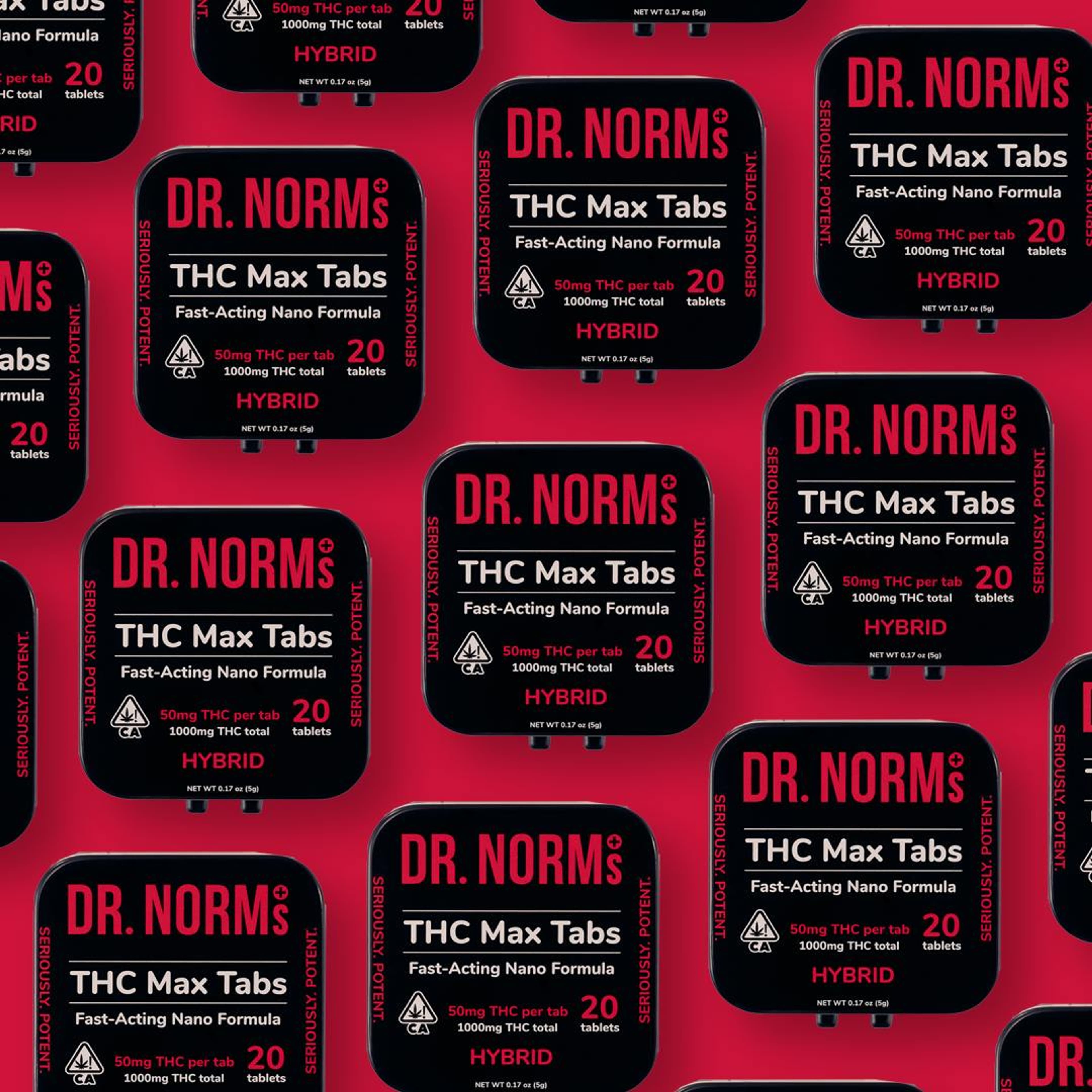 Hybrid - THC MAX 20ct Tablets 1000mg - Dr. Norms - - $38 - Pill