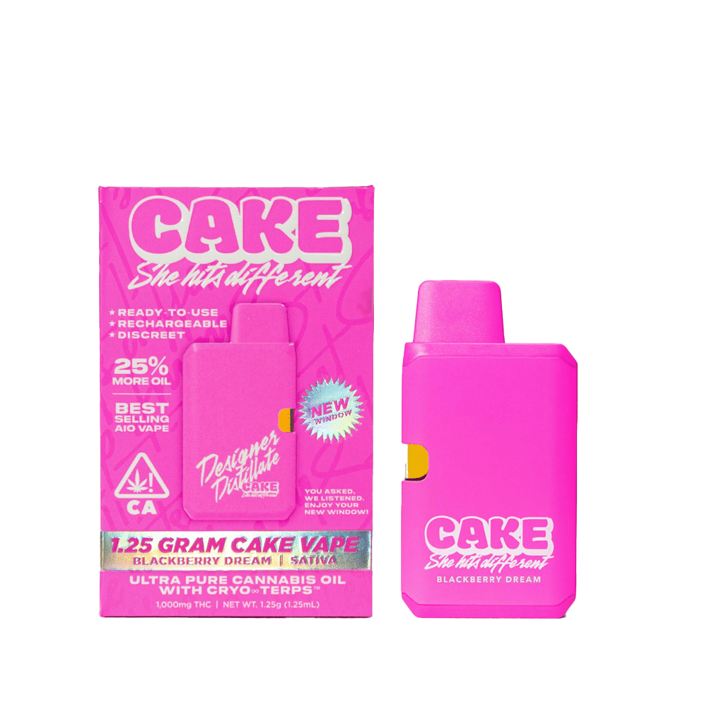 Blackberry Dream Designer Distillate Disposable (1.25G) - Cake -  - $25 - Cartridge