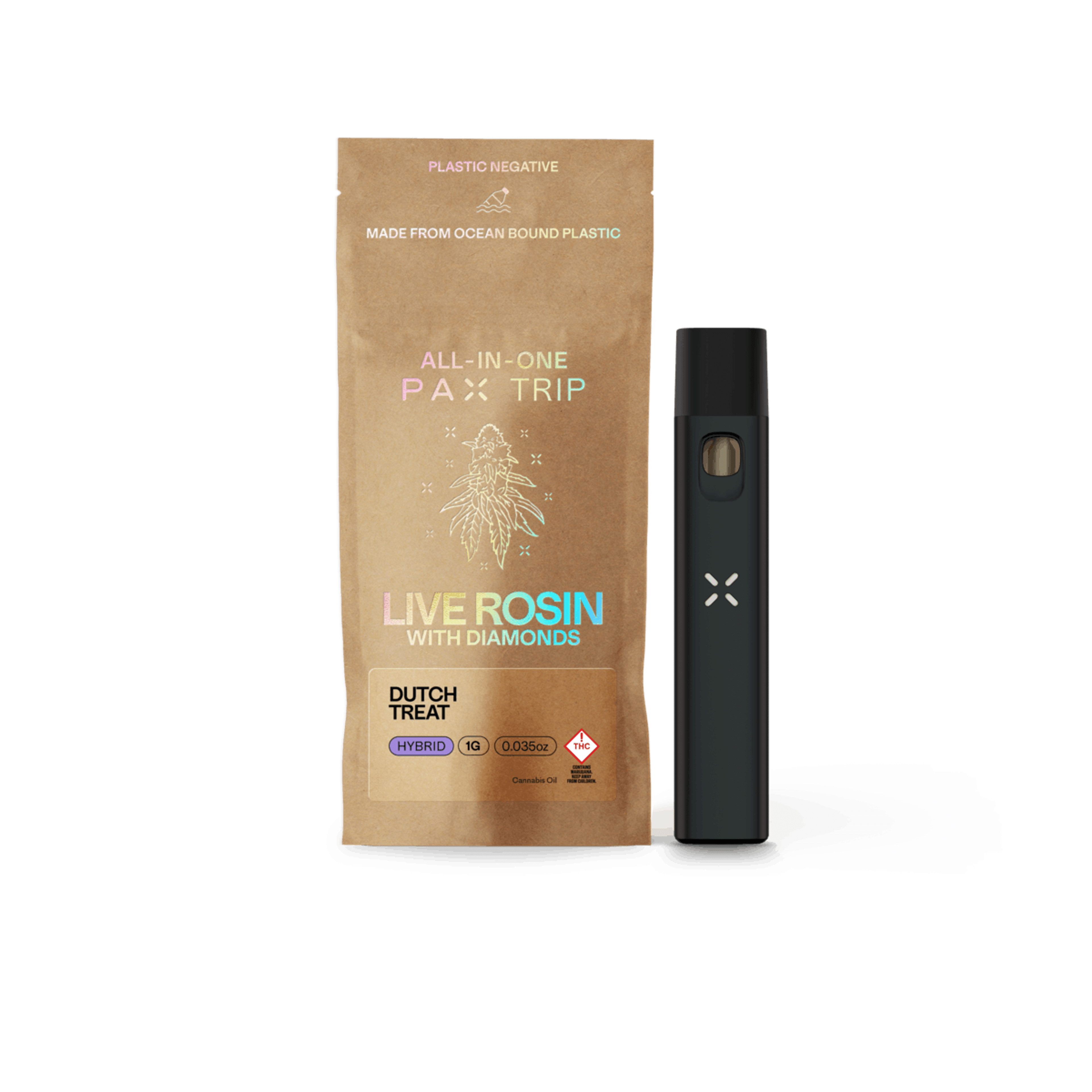 Live Rosin with Diamonds | Dutch Treat 1g - PAX - - $50 - Vape Pens