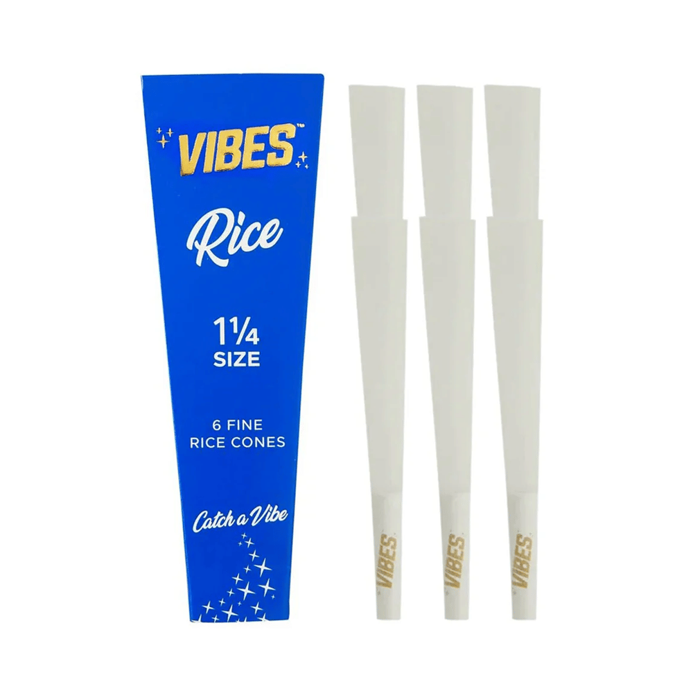 1 1/4 Blue Rice Coffin Cones (6PK) - Vibes - 1¼ - $2.99 - Merch