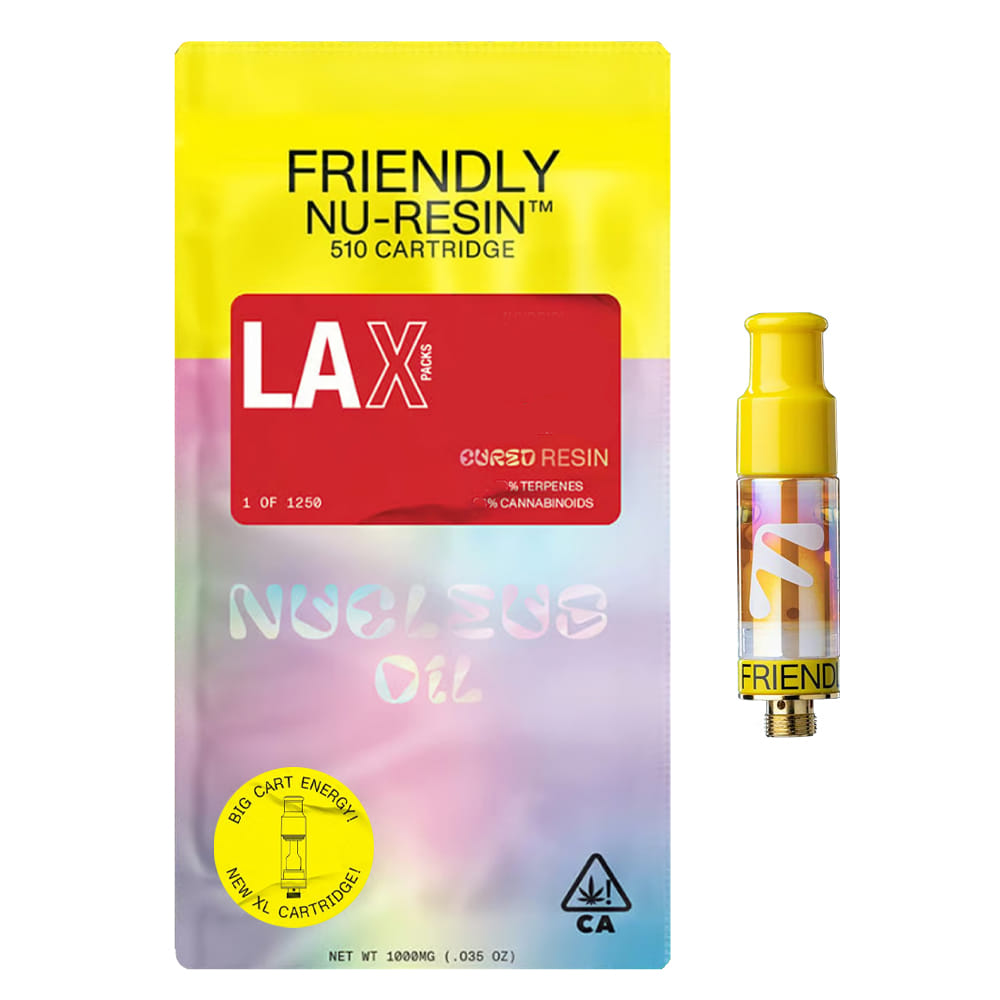 GMOchi - LAX Packs Nucleus Cured Cart 1g - Friendly Brand - Gmochi - LAX Packs Nucleus Cured Cart - $45 - Vape Cartridge
