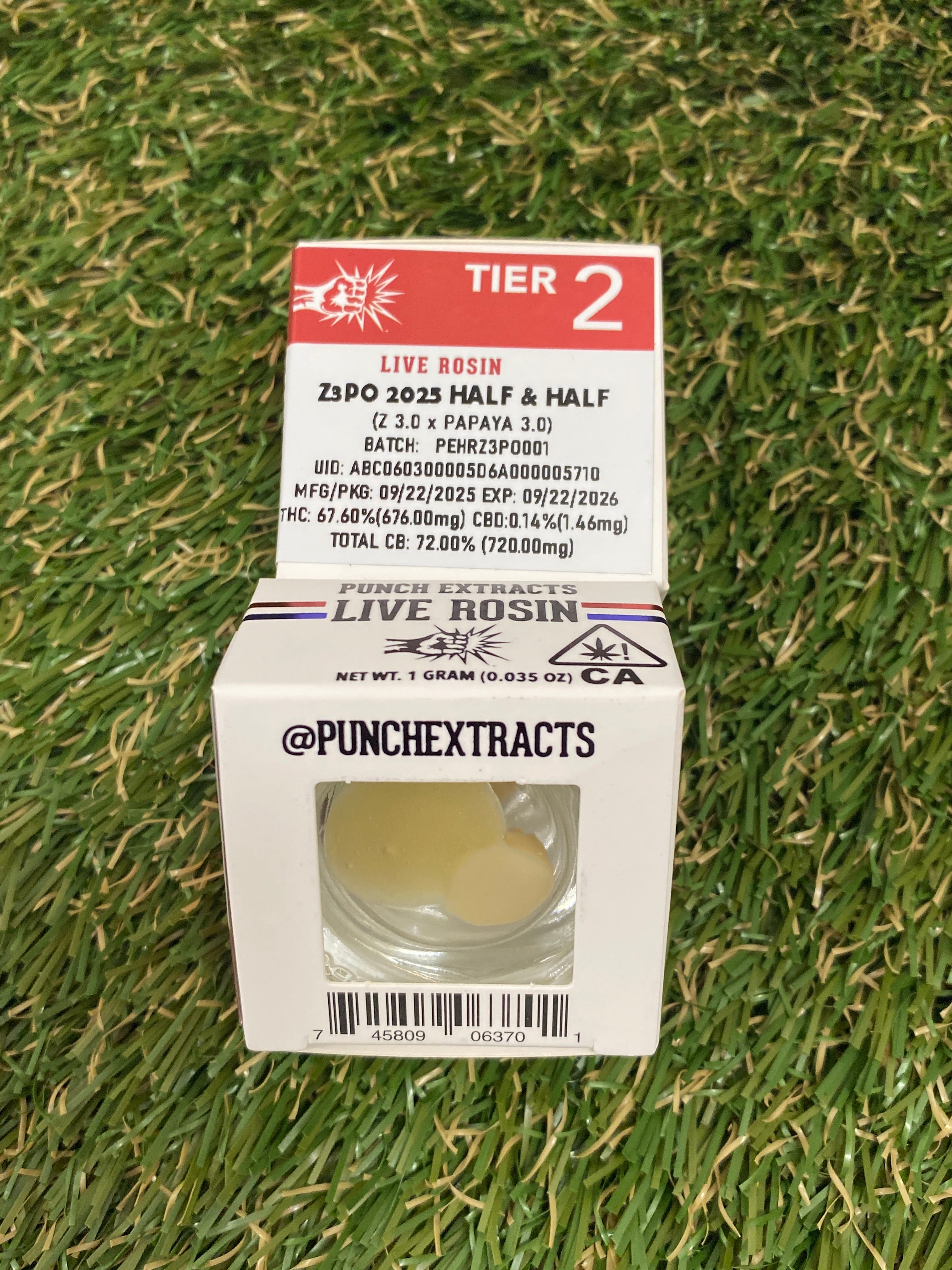 Z3PO 1G ROSIN - Punch -  - $48 - Extract (weight - each)