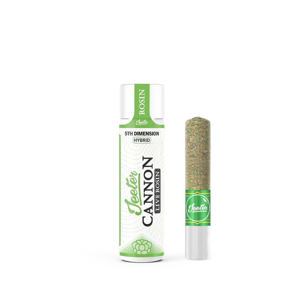 5th Dimension (H) | Live Rosin Infused Cannon - 1.3g - Jeeter -  - $35 - Infused Pre-Rolls