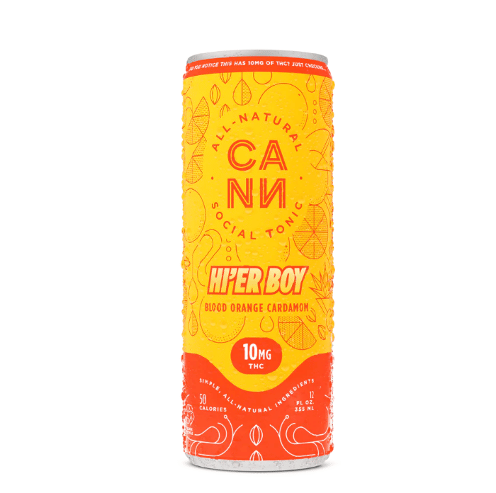 Single: Hi'er Boys Blood Orange Cardamom - 10mg - CANN Drinks -  - $8.75 - Beverages/Drinks