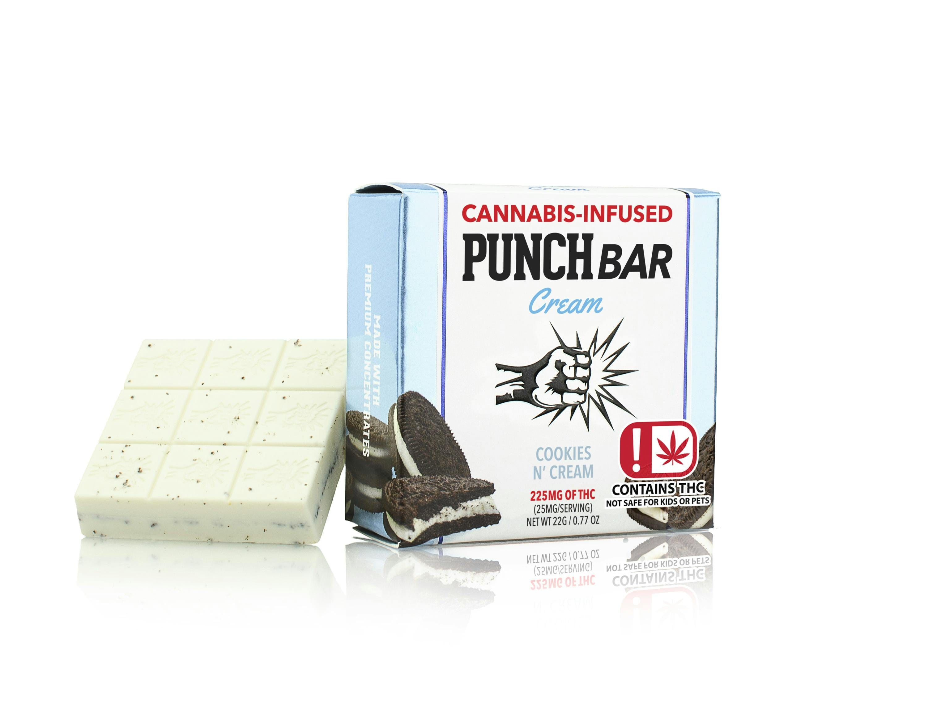 PUNCH EDIBLES & EXTRACTS: Punchbar Cream - Cookies N Cream