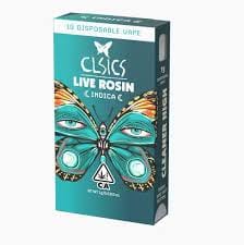 Butterfly OG Live Rosin All-In-One Cartridge 1g Sativa - CLSICS Rosin & Rosin Infused Pre Rolls -  - $39.61 - Vapes
