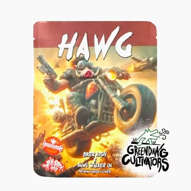 Hawg 25.54% - 3.5g *SPECIAL PRICING* - Greendawg Cultivators - Eighth - $50 - Exotic Eighths - Buy 8 Mix & Match get 13.5% Off PLUS $.01 Punch T1 Rosin