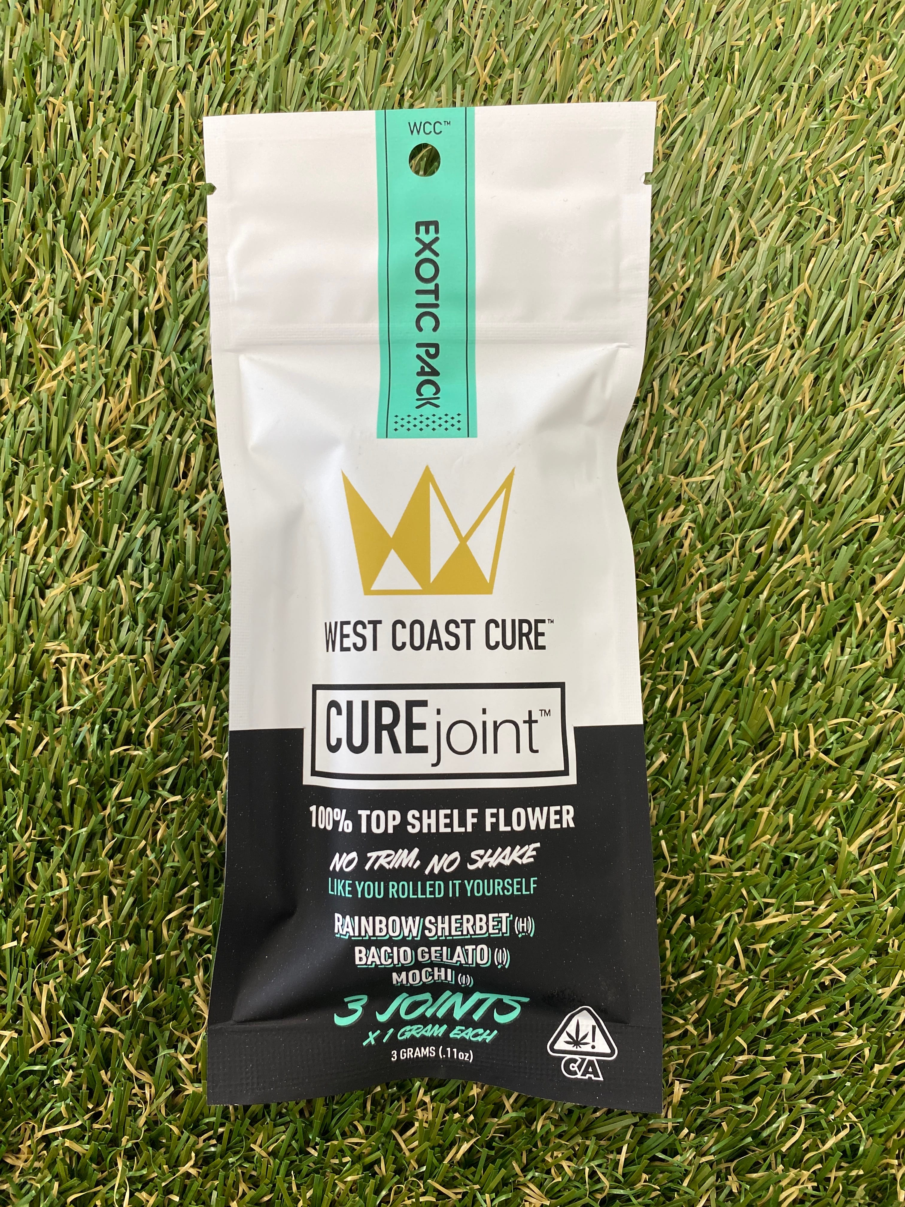 EXOTIC PACK 1G 3PK PRE ROLLS - West Coast Cure -  - $25.80 - Pre-Roll Flower