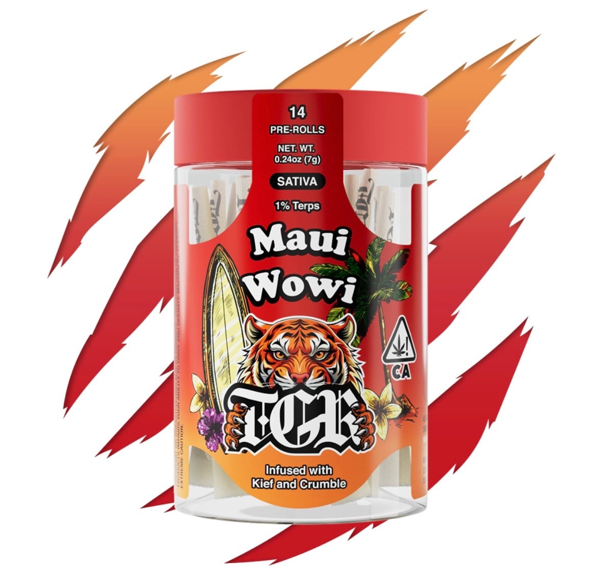 TGR - Maui Wowie - Kief & Crumble Infused (14 Joints) - 7g - TGR - 7g - $34.99 - Pre-Rolls