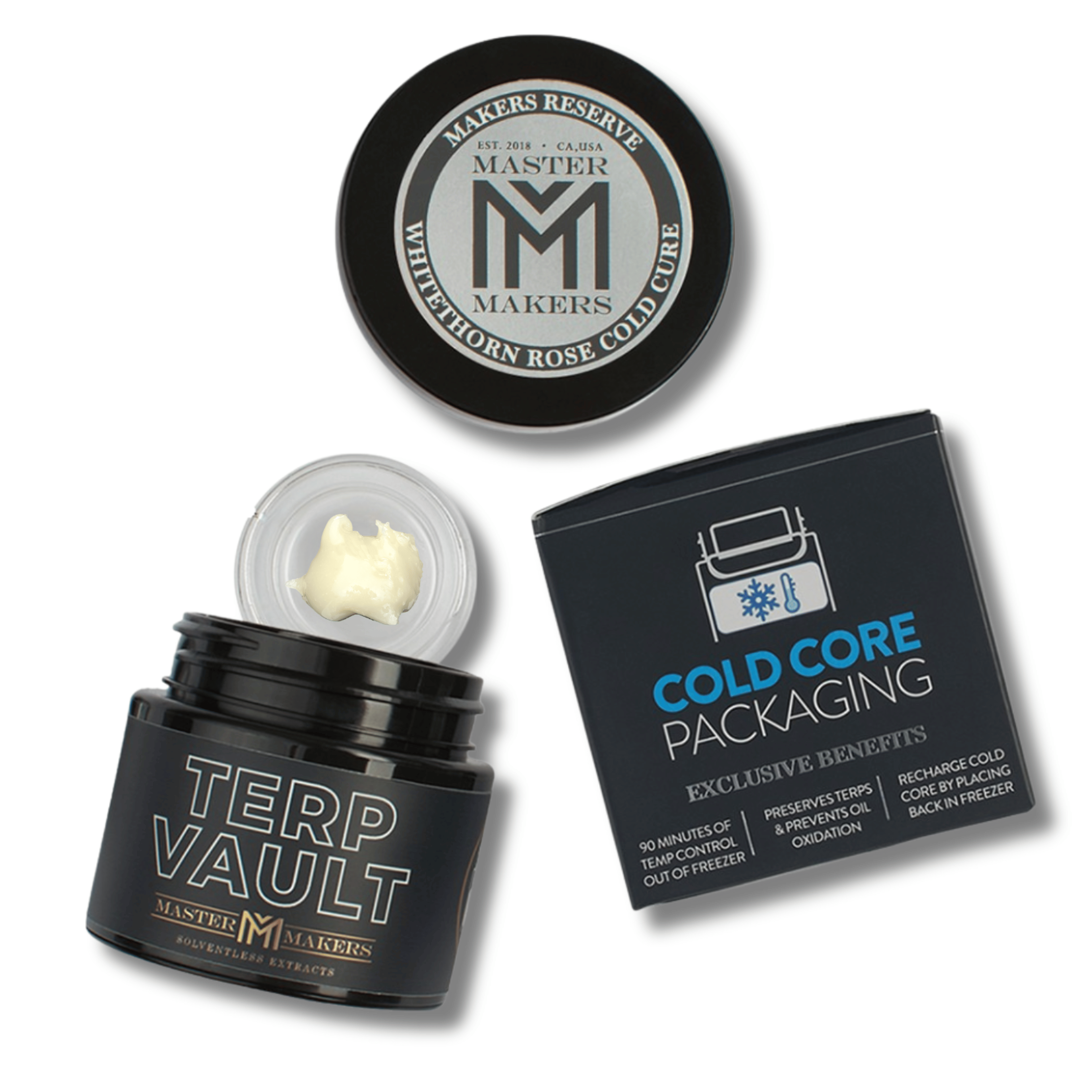 Mazapan 'Reserve' Live Rosin 1g + Terp Vault - Master Makers - - $56 - Extract