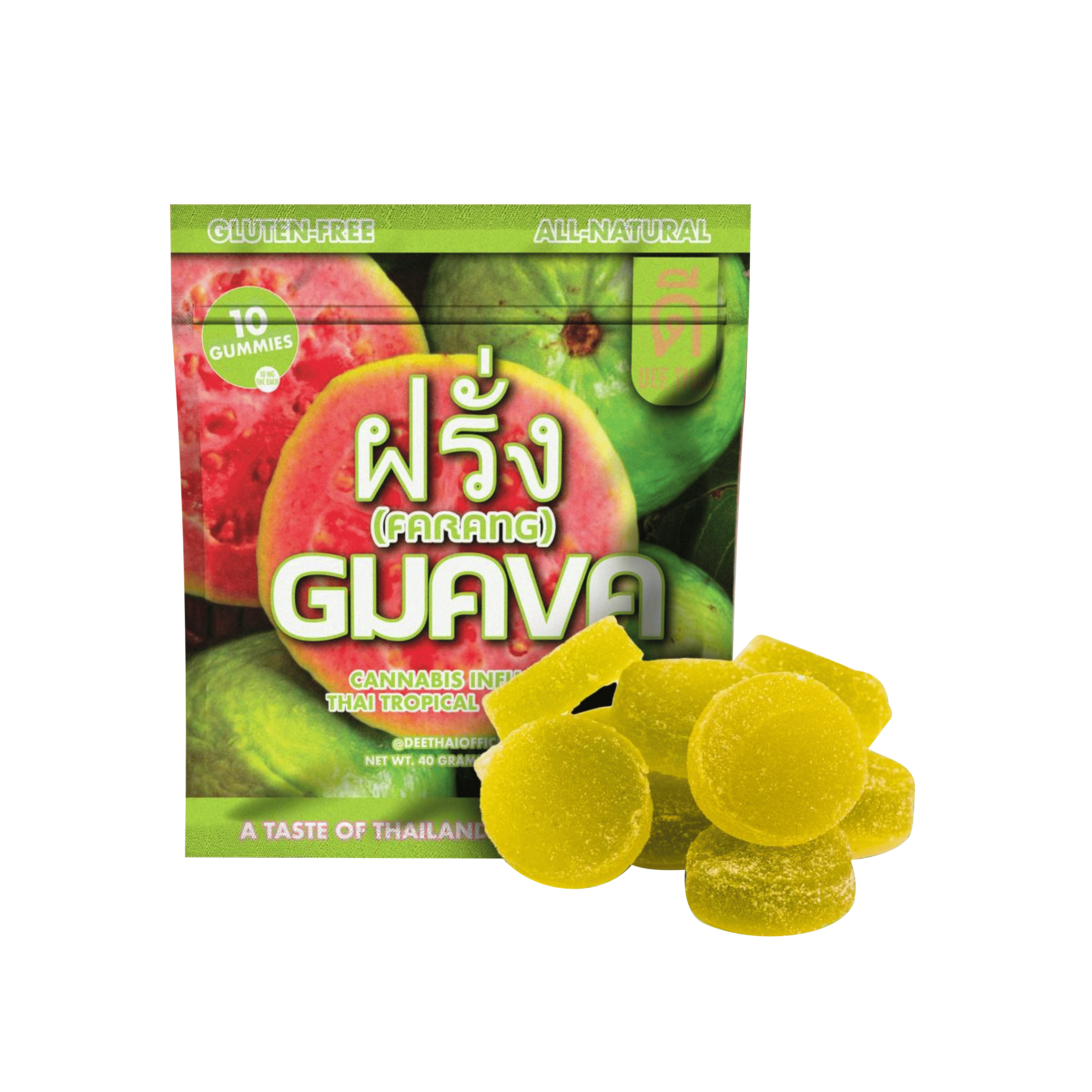 Guava Rosin Infused Gummies - 100mg - Dee Thai -  - $13 - Edibles