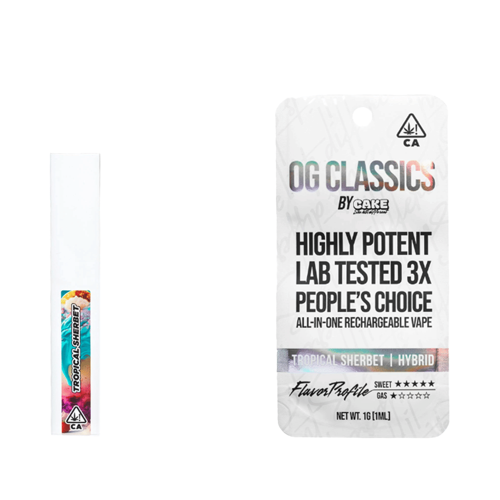 Tropical Sherbet OG Classics All-In-One Vape (1G) - Cake -  - $20 - Cartridge