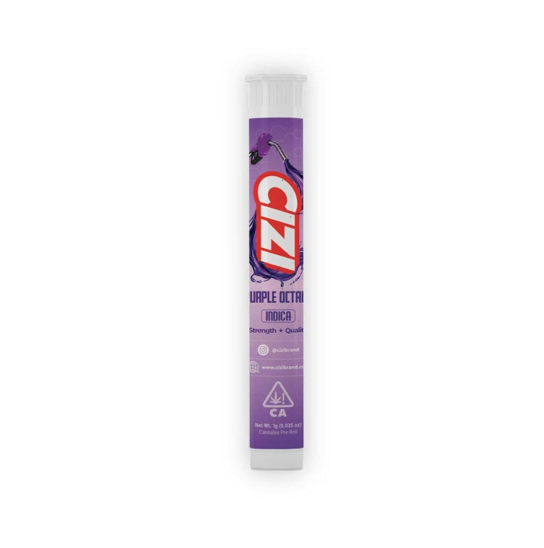 $6.11 Purple Octane 1g Joint / Preroll - CIZI -  - $4.25 - Pre-Rolls