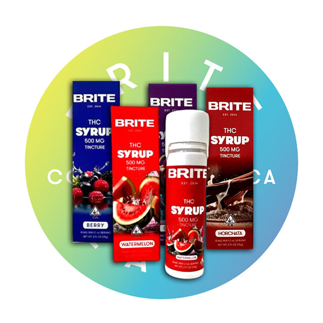 Brite Labs - THC Syrup Tincture - Watermelon - 500mg
