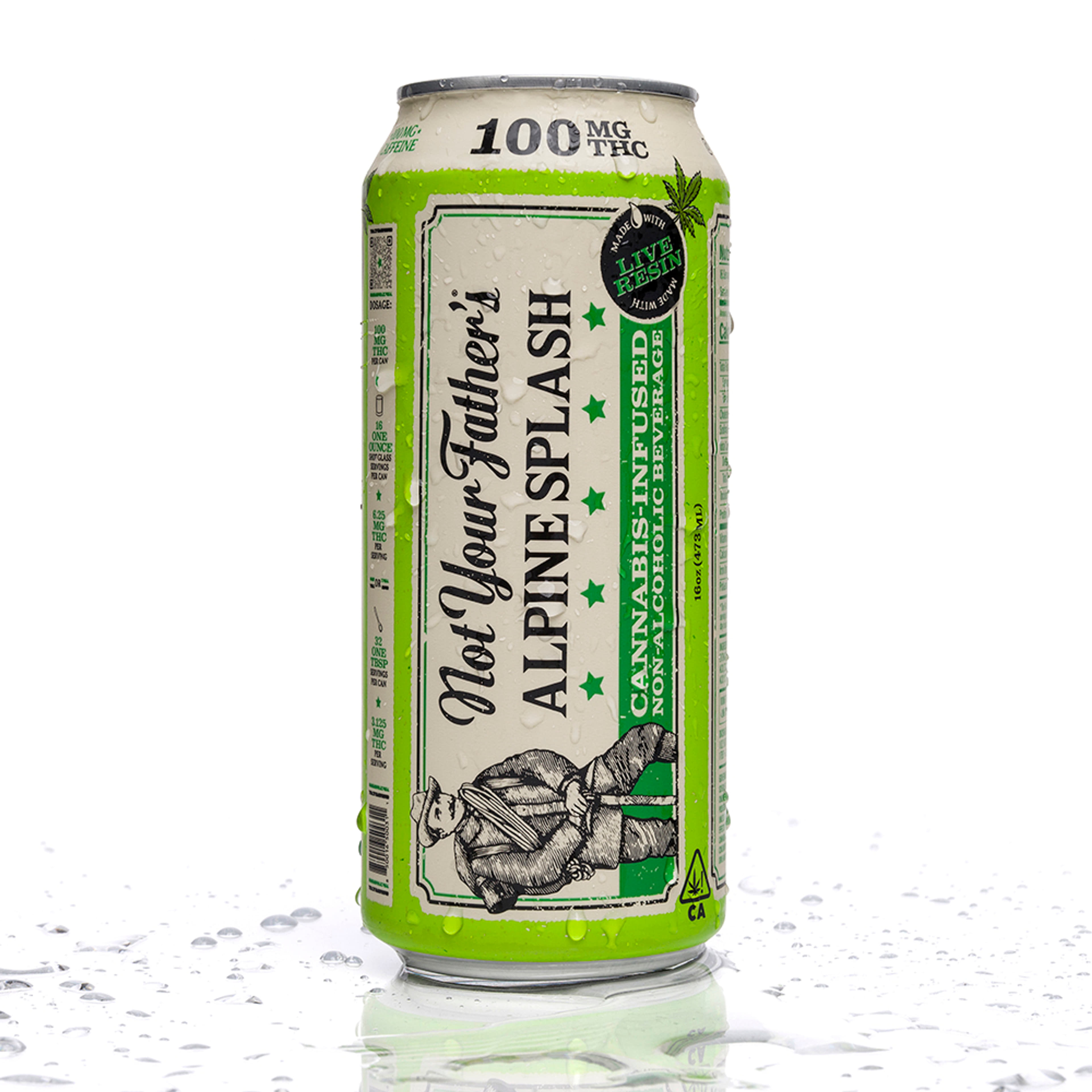 Alpine Splash Drink 16oz 100mg - Not Your Father's - - $10 - Drinks