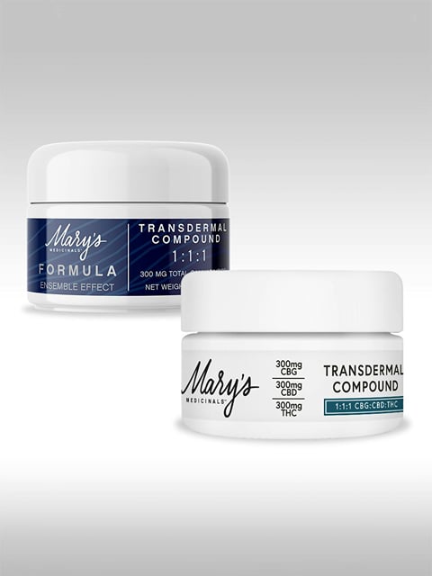 Mary's Medicinals | 1:1:1 Formula Transdermal Compound | 300 mg