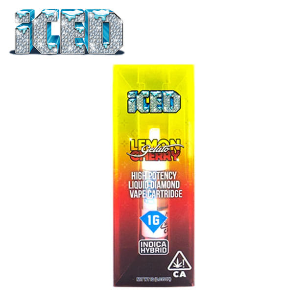 Iced - Lemon Cherry Gelato - Liquid Diamond Vape Cartridge - 1g *B2G1 EVERYDAY* - Iced - 1g Cart - $17.99 - 510 Cartridges